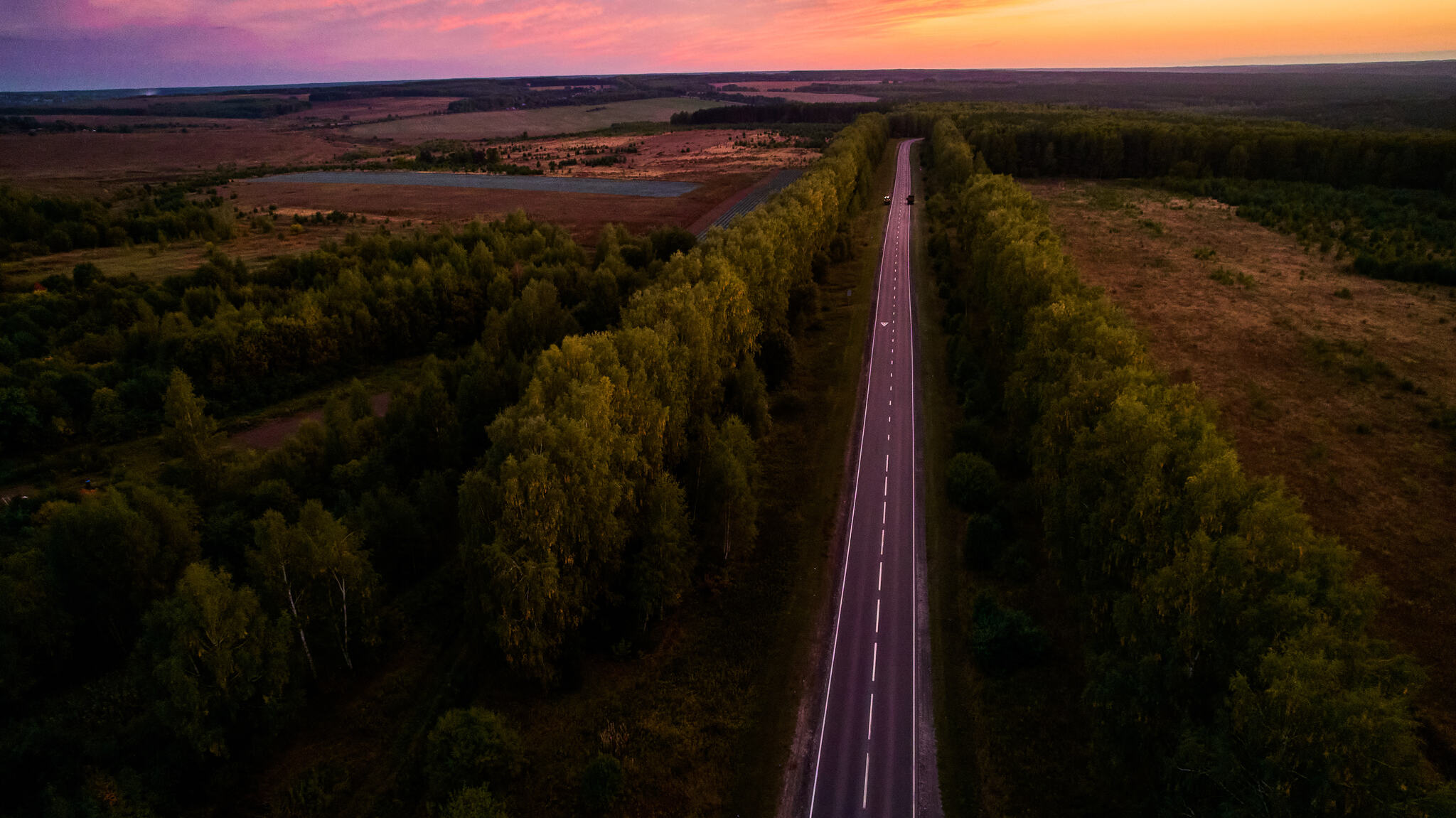 Дорожка в закат | Пикабу