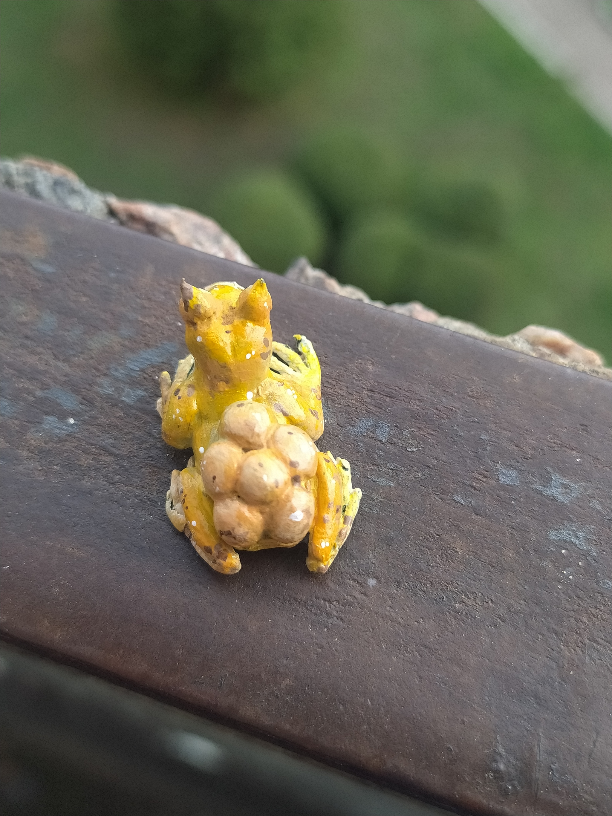 It's Wednesday my dudes! - My, Лепка, Handmade, Author's toy, Plasticine, Wednesday, Toad, Frogs, Dank memes, Longpost, Figurines, Miniature, Animals