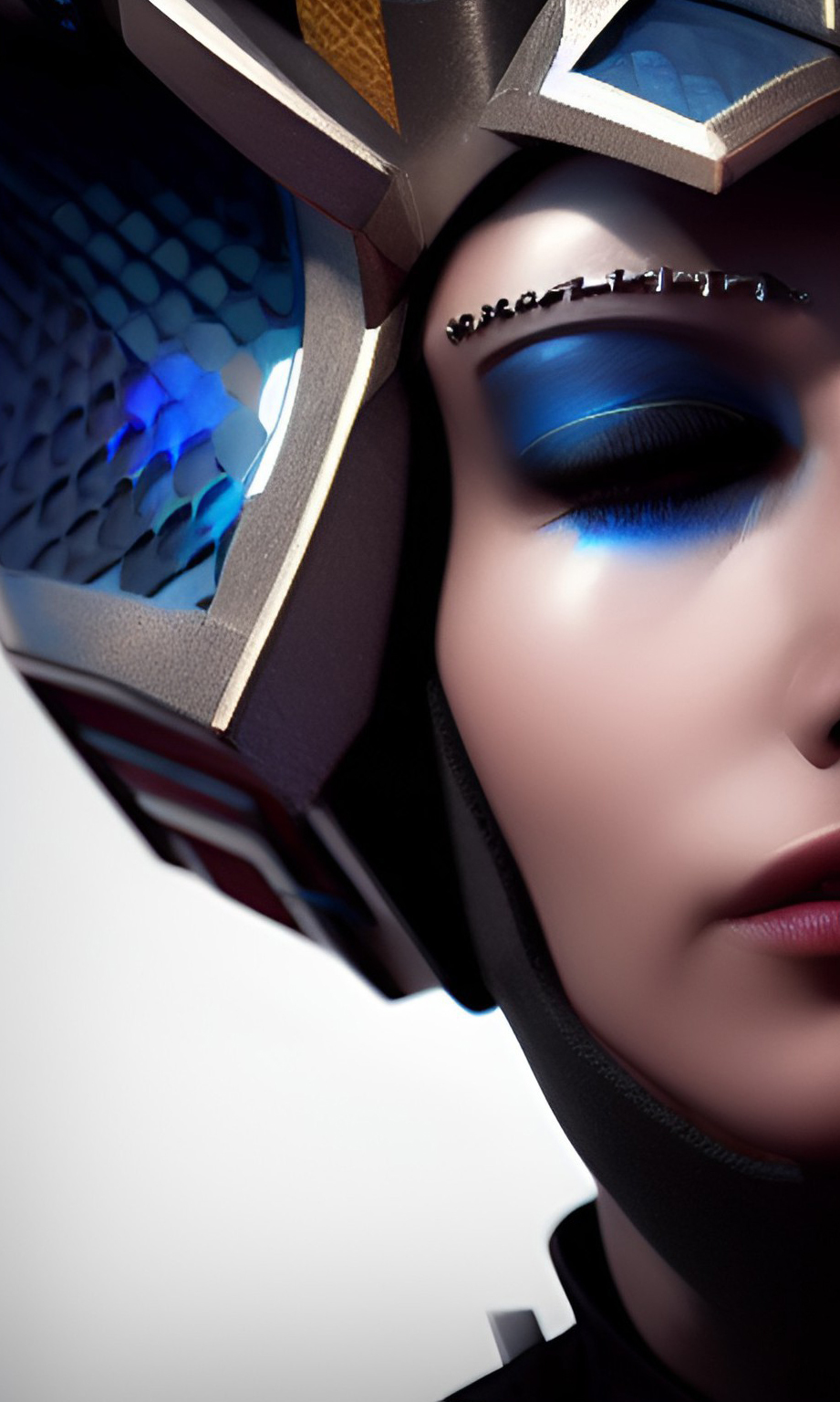 Cyber ??Valkyrie - My, Нейронные сети, 3D, Valkyrie, Armor, Armor, Midjourney, Girls