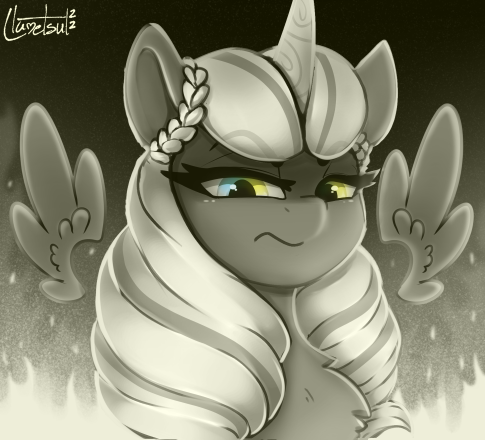 A look full of contempt - My little pony, Opaline