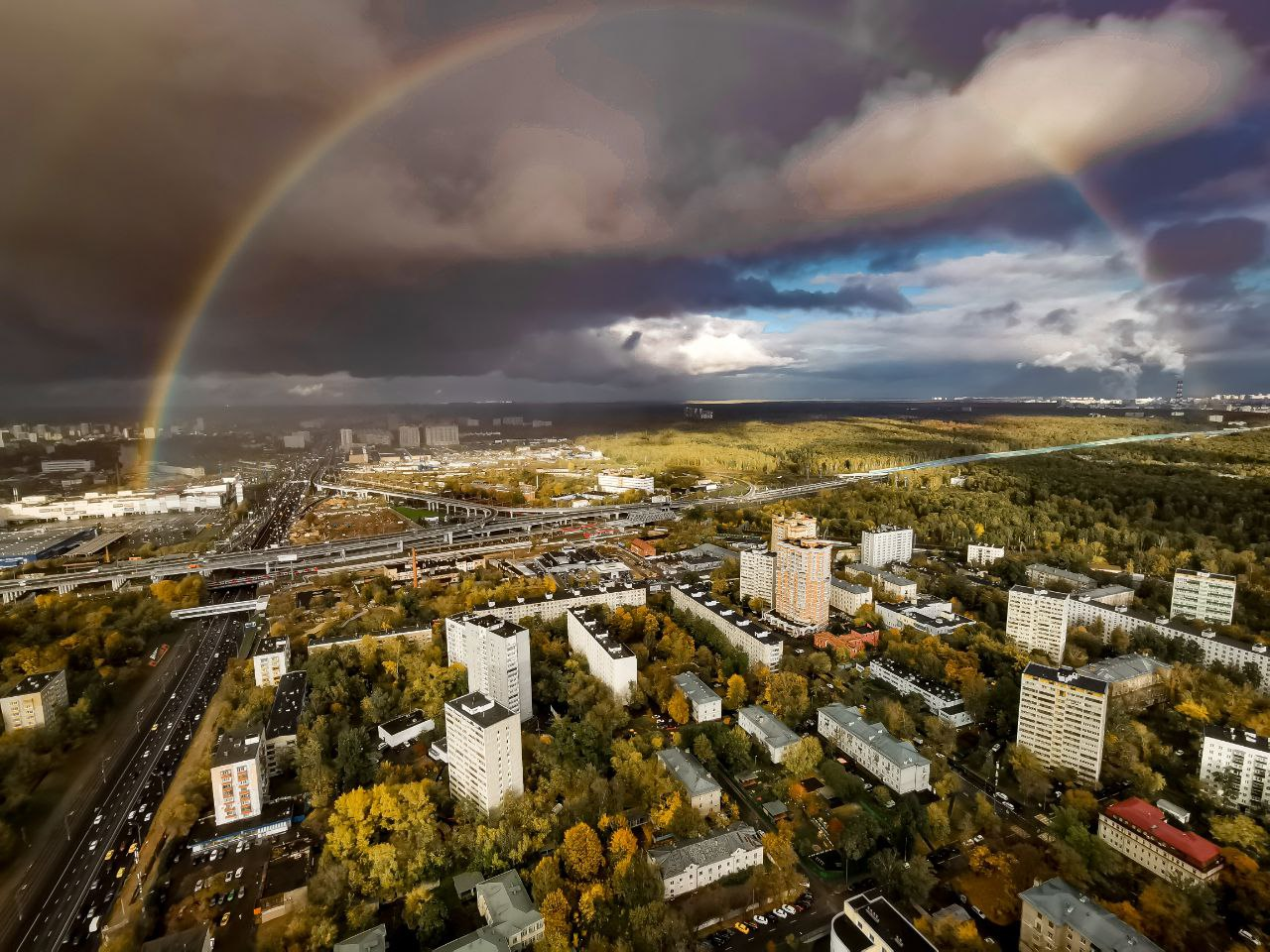 Новый рекорд - Летучая мышь, Мобильная фотография, Спасение, Высота, Радуга