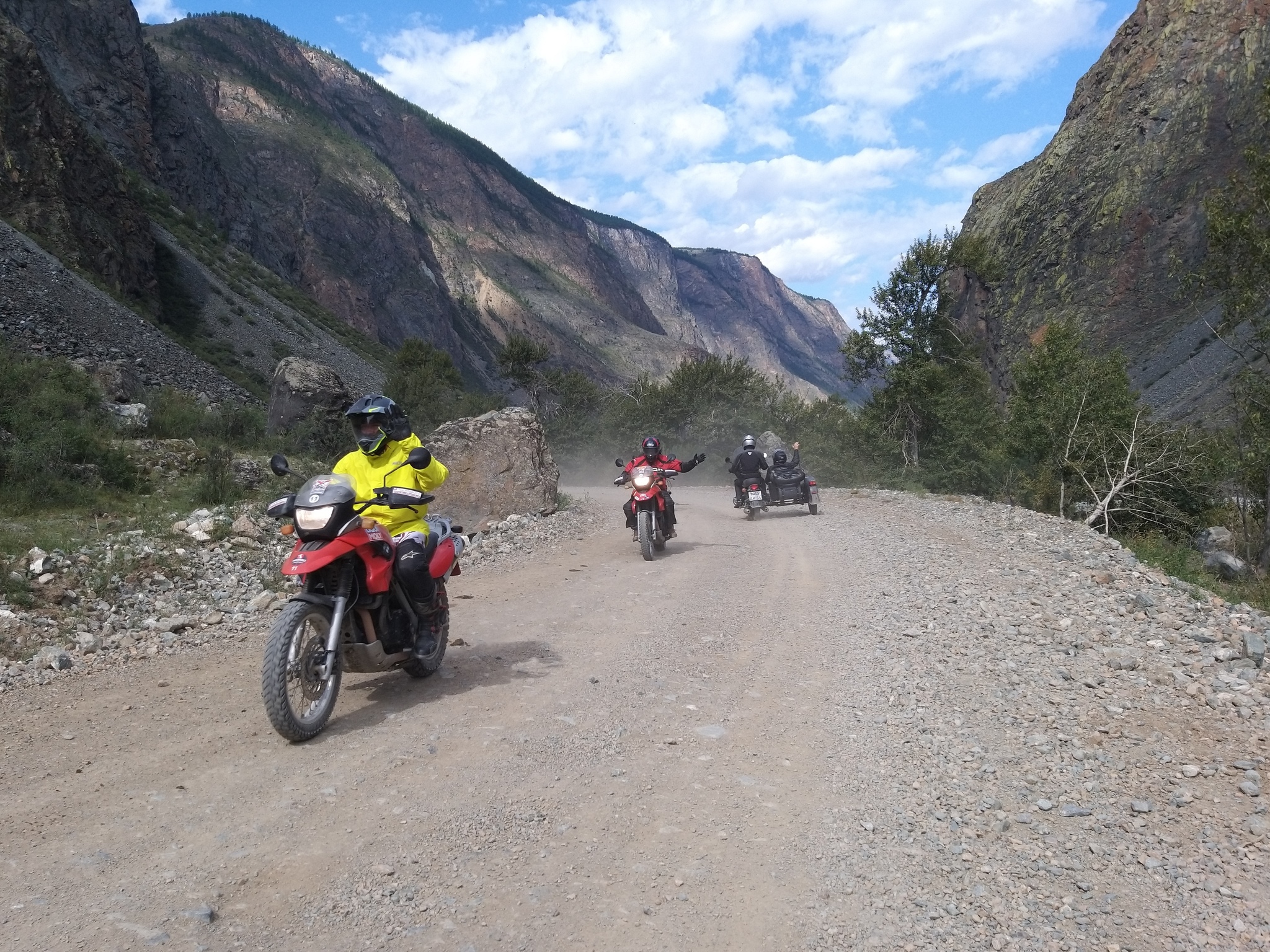 The most beautiful work (2) - My, Motorcyclists, Travels, Happiness, Ural motorcycle, French people, Tourism, Russia, Saidkar, Drive, Vacation, Eames, The mountains, Oppose, Adventures, friendship, beauty, Longpost