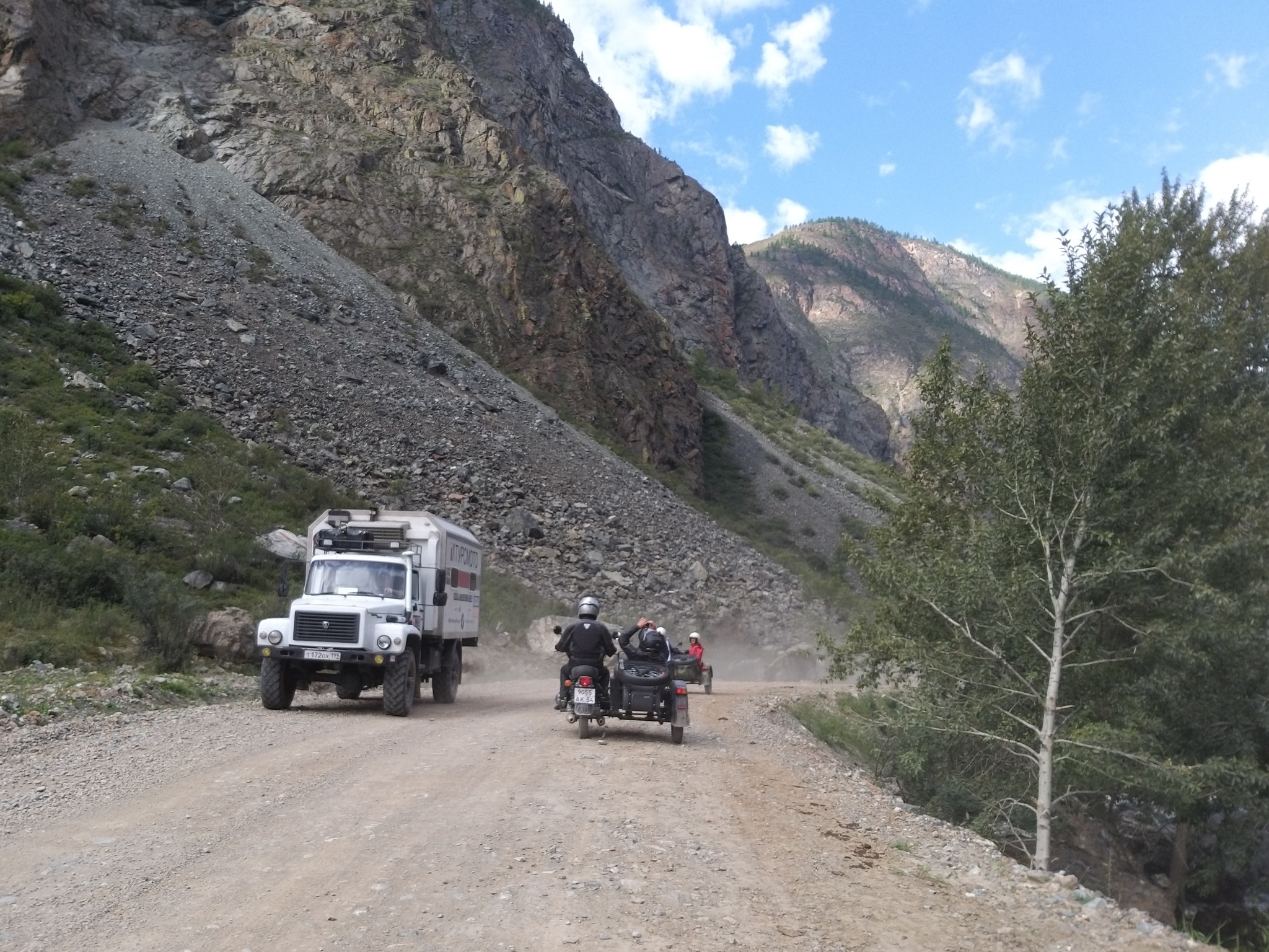 The most beautiful work (2) - My, Motorcyclists, Travels, Happiness, Ural motorcycle, French people, Tourism, Russia, Saidkar, Drive, Vacation, Eames, The mountains, Oppose, Adventures, friendship, beauty, Longpost