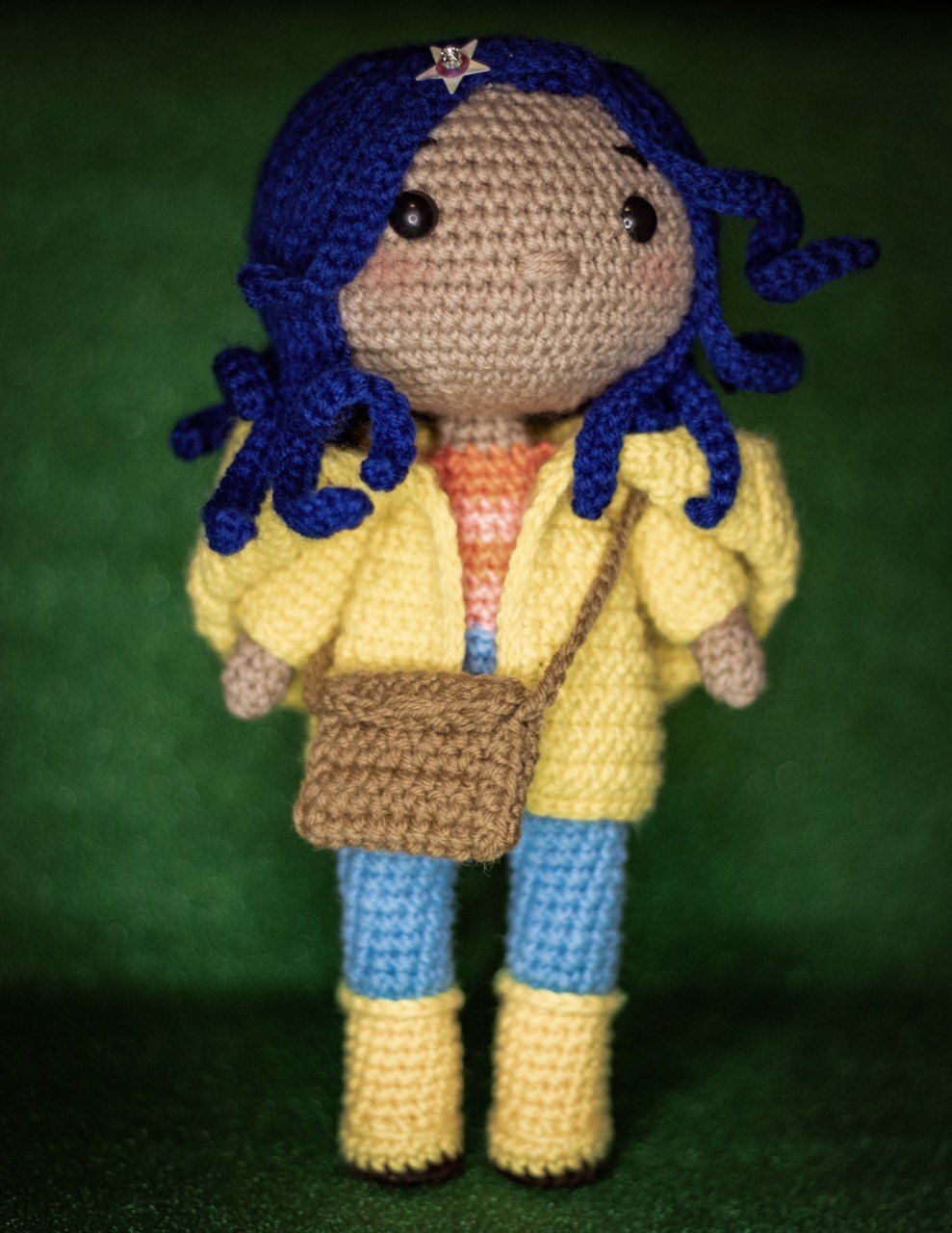 coraline - My, Coraline in Nightmare Land, Hobby, Soft toy, Doll, Creation, Handmade, Needlework without process, Crochet, Characters (edit), With your own hands, Longpost