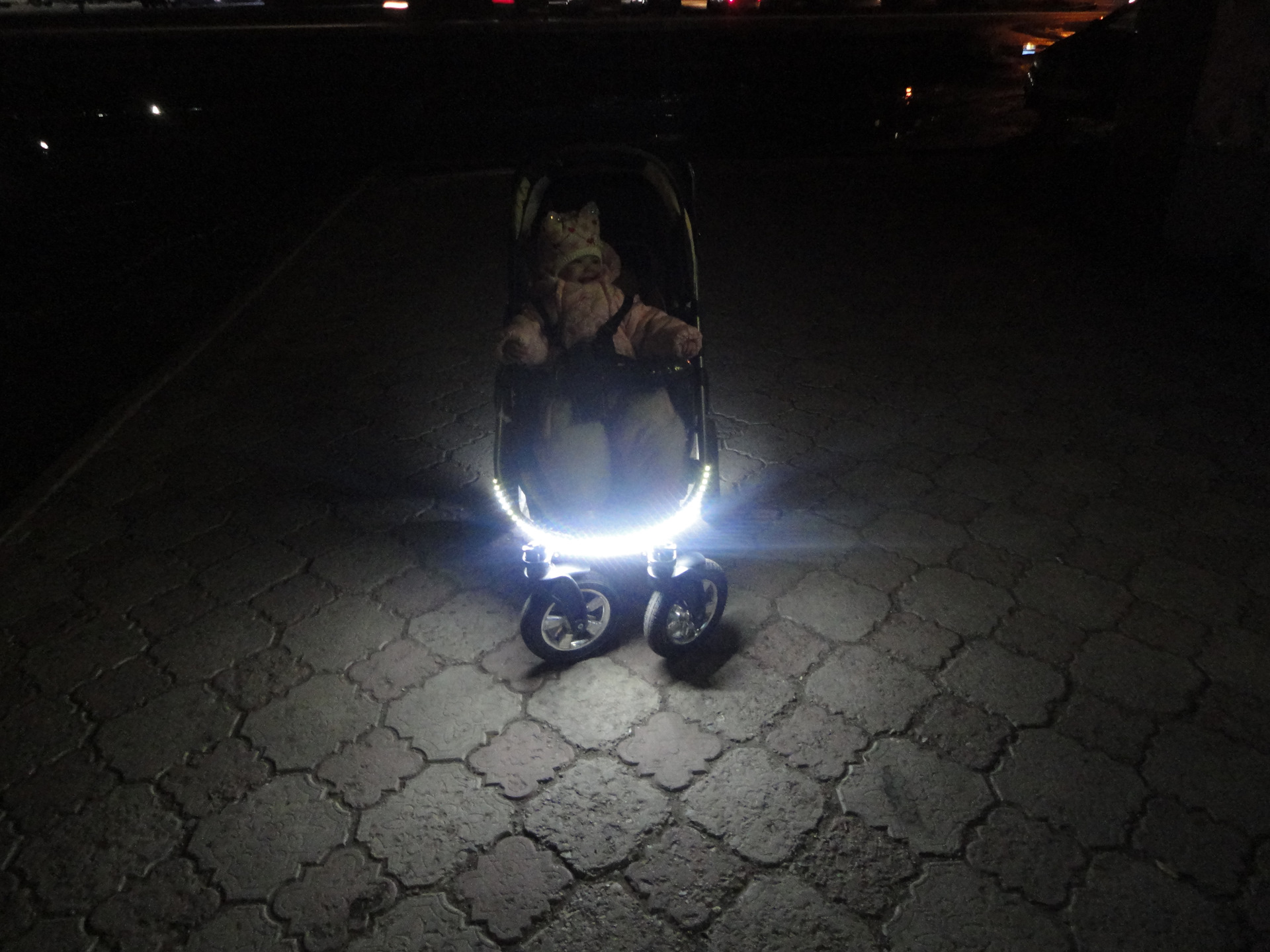 STROLLER B&E подсветка люльки коляски