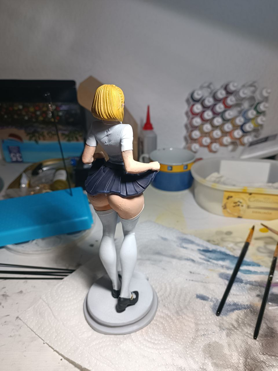 Zelda with a catch - NSFW, My, 3D печать, Painting miniatures, Figurines, The legend of zelda, Princess zelda, Its a trap!, Femboy, Longpost