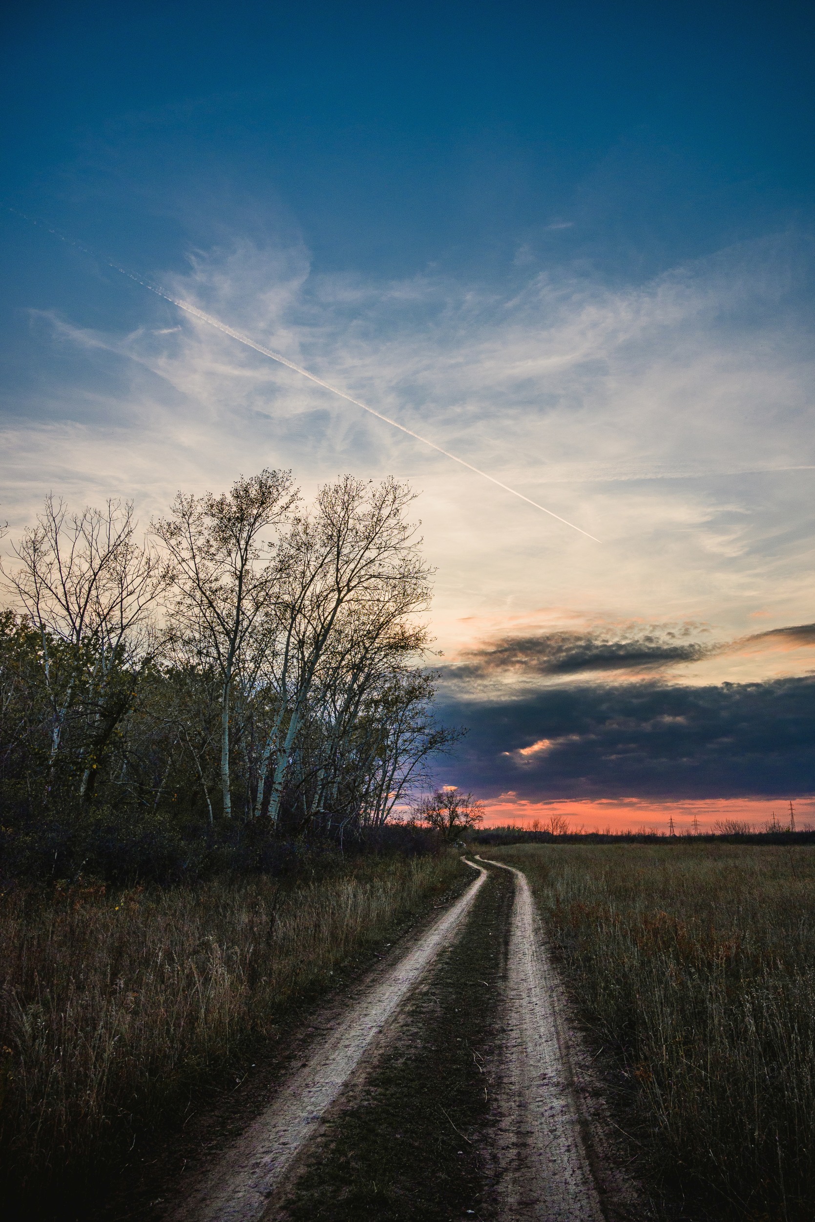 Roads at sunset - My, The photo, Nikon, Kazakhstan, Uralsk, Landscape