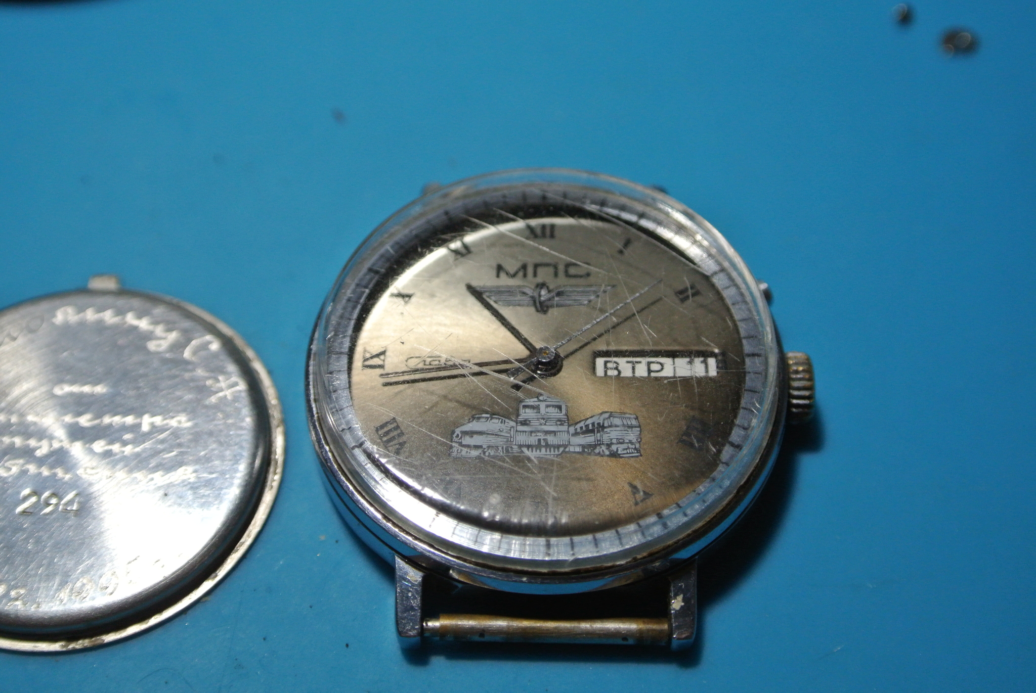 Gift from the Minister of Railways - My, Clock, Wrist Watch, Hobby, Repair, Moscow, cat, Joy, Longpost