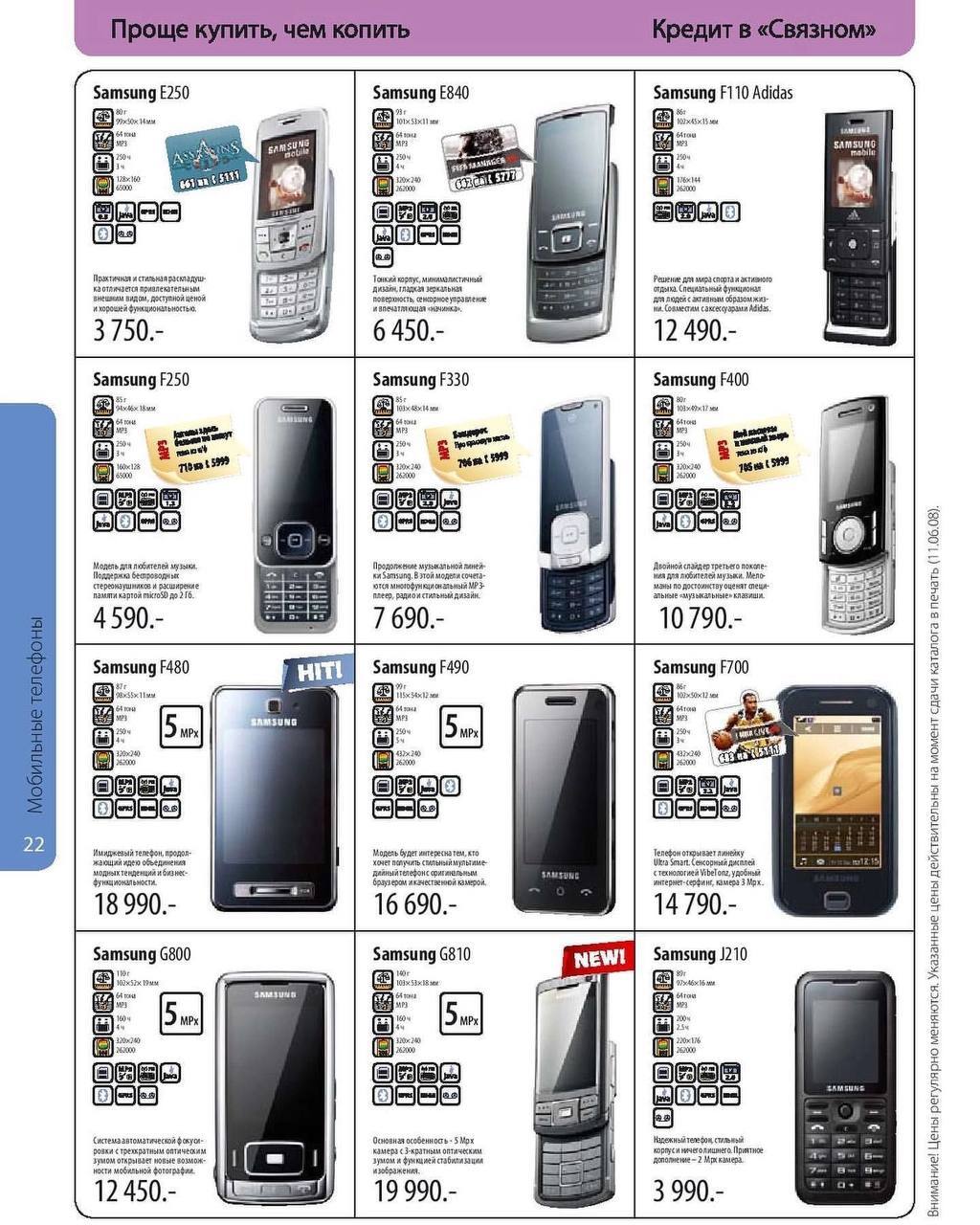 Past from 2008 - The photo, Mobile phones, Prices, 2008, Longpost