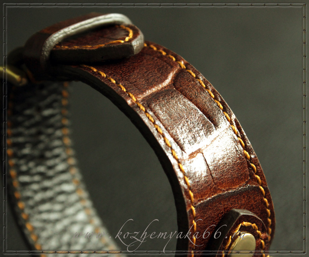 Strap for Father-in-law - My, Natural leather, Leather products, Leather, Longpost