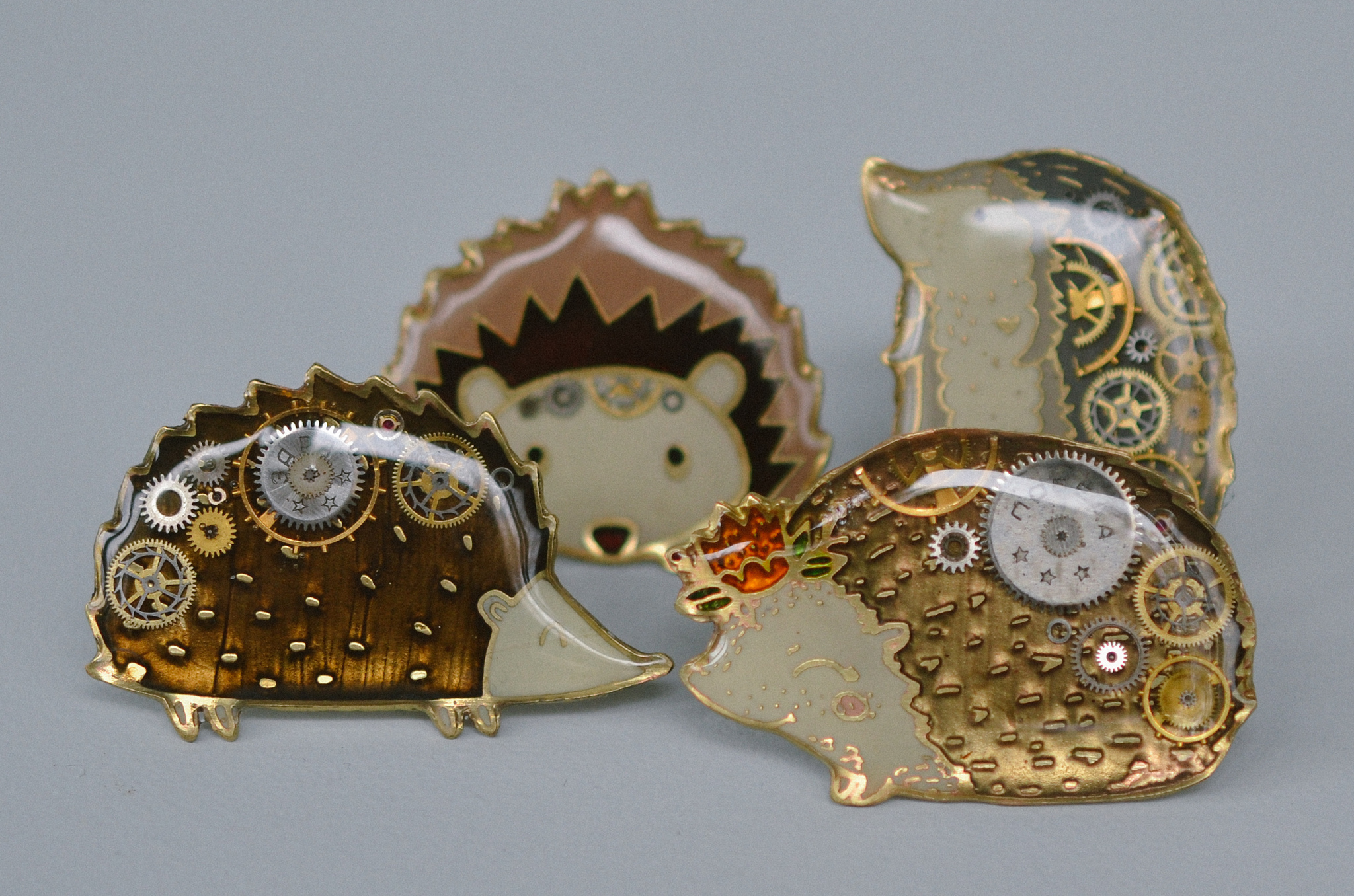 Autumn brooches - My, Needlework without process, With your own hands, Decoration, Pumpkin, Maple, Squirrel, Hedgehog, Whale, Fly agaric, Umbrella, Friday tag is mine, Longpost