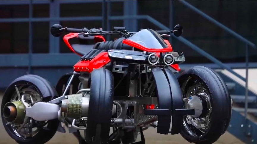 Lazareth Motors created the La Moto Volante 496 amphibious motorcycle - Informative, Electric car, Scientists, Facts, Around the world, Nauchpop, Car, Technologies, news, Longpost