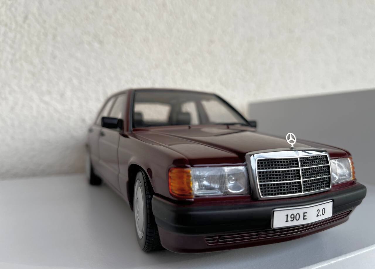 mercedes-benz 190e 2.0 - My, Modeling, Models, Scale model, Mercedes, Longpost