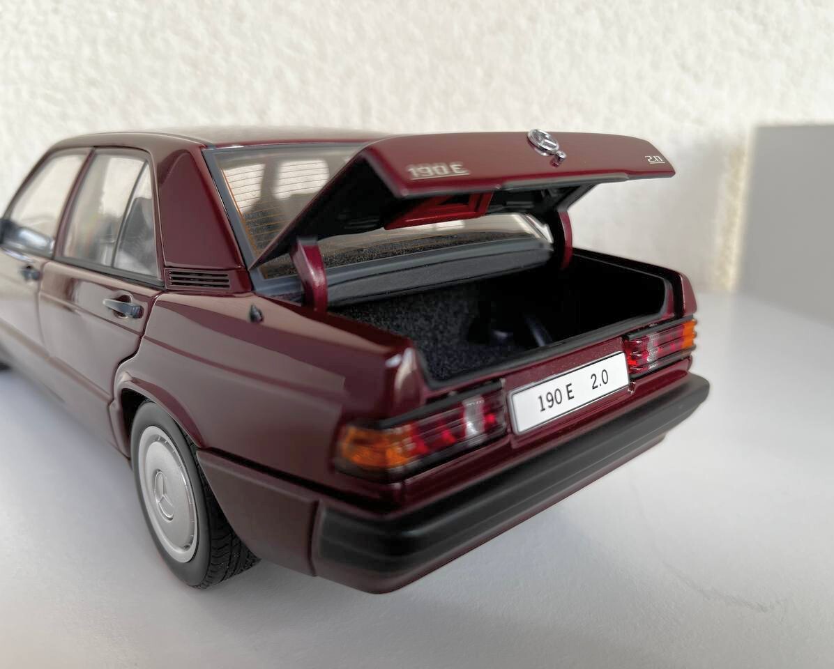 mercedes-benz 190e 2.0 - My, Modeling, Models, Scale model, Mercedes, Longpost