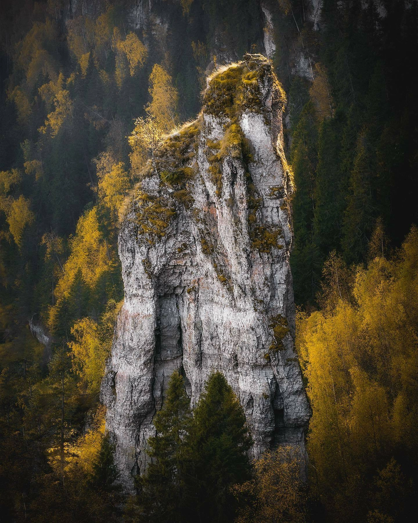 Usva pillars - Usva pillars, Usva, Perm Territory, The nature of Russia, Autumn, The photo, Ural, Longpost