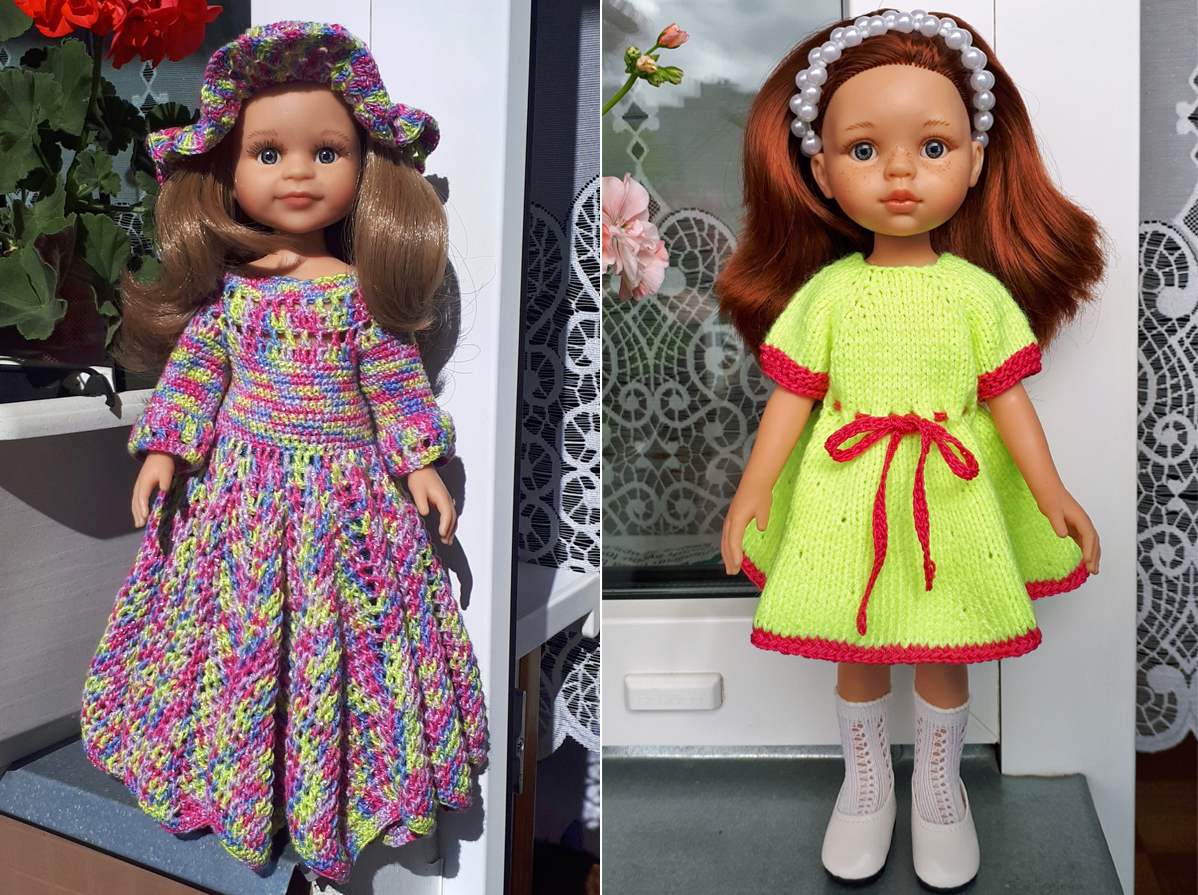 Grandma's Paolochki - My, Doll, Needlework without process, Knitting, Longpost