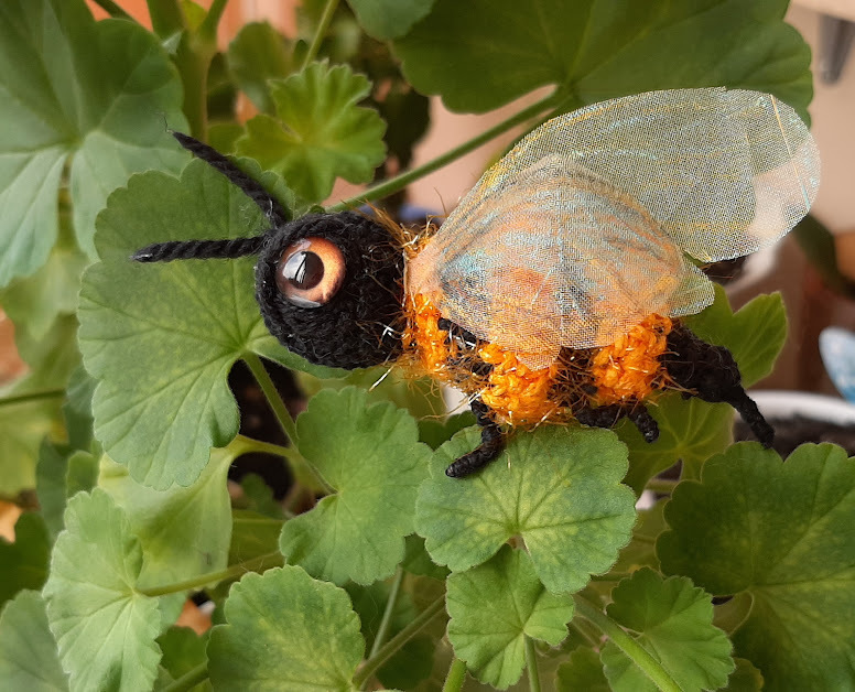 Bee - My, Crochet, Amigurumi, VK gifts, Bees, Creation, Longpost