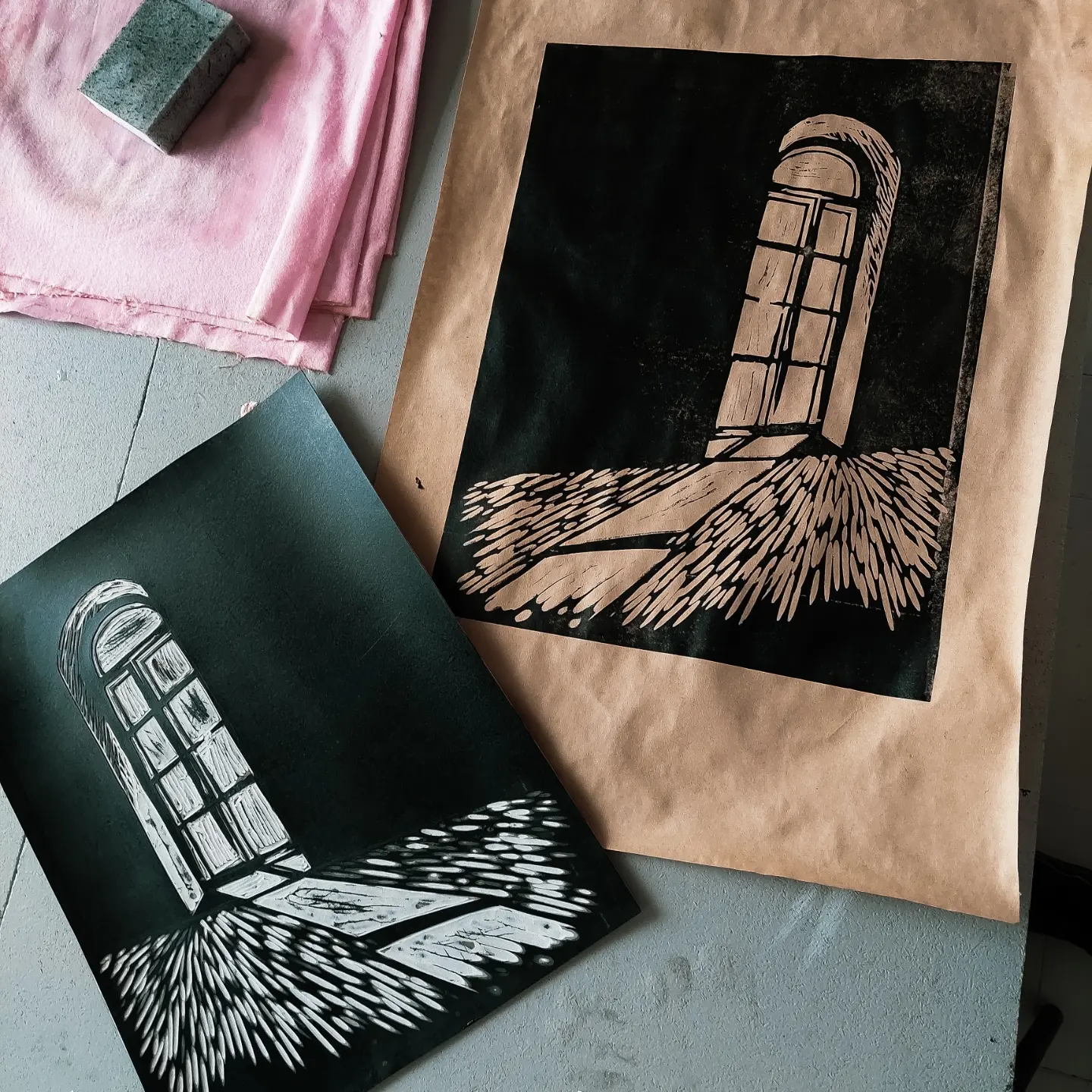 Online linocut lessons - My, Linocut, Creation, Seal, Drawing lessons