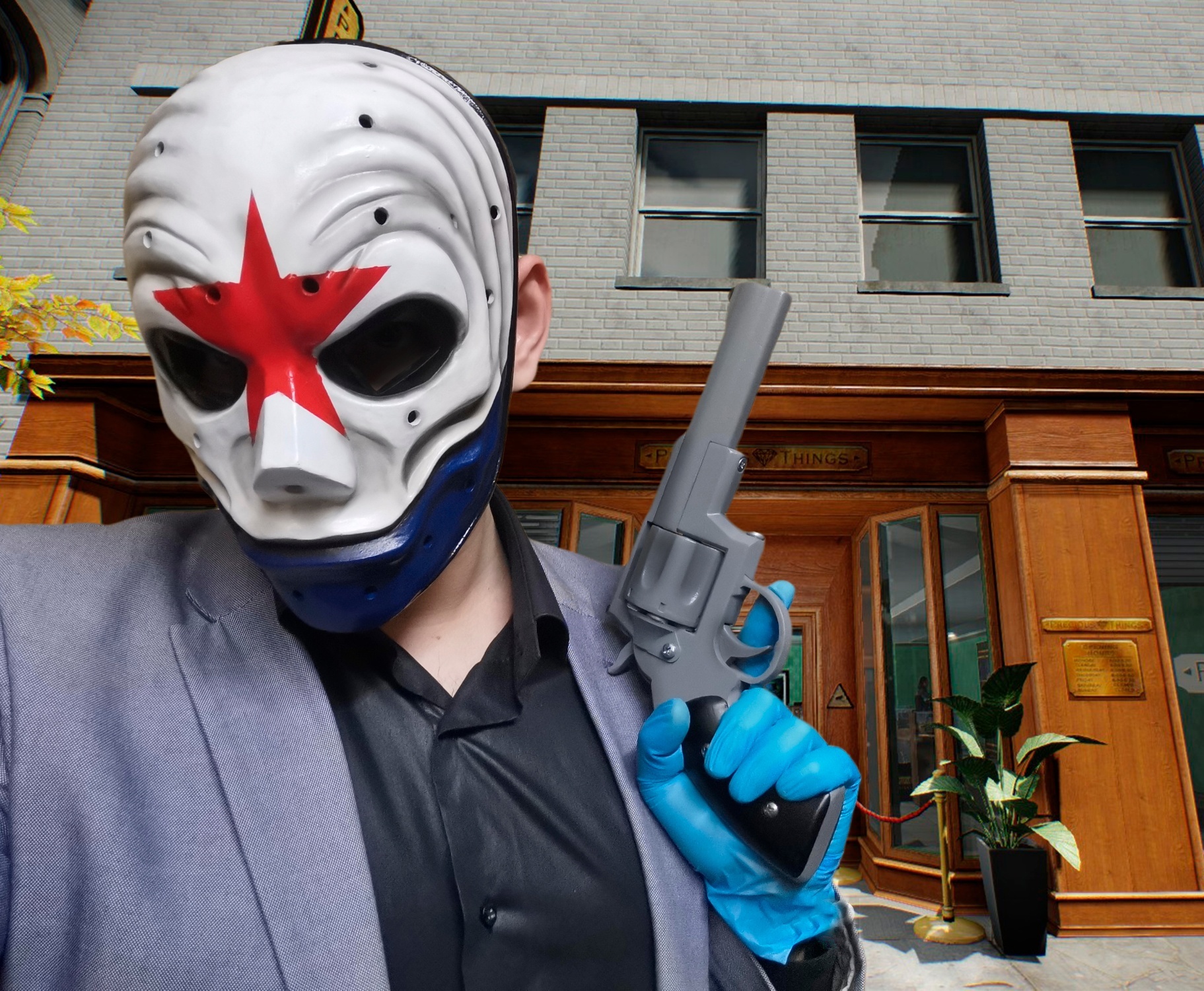 Sokol cosplay (PayDay2) - My, Handmade, Cosplay, Mask, Craft, Payday 2