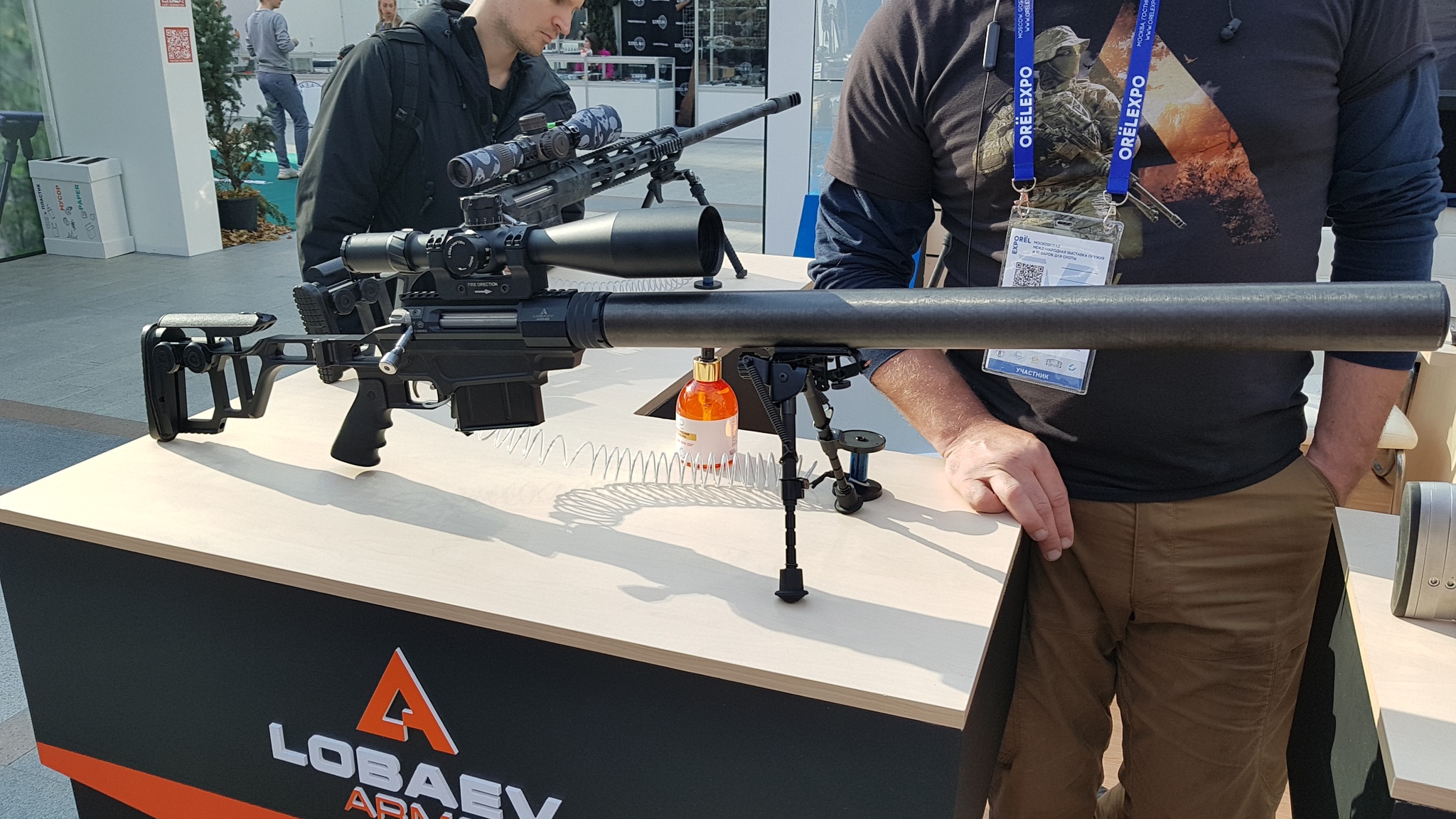 A few photos from the weapons exhibition eagle expo 2022 - My, Weapon, Firearms, Moscow, Gostiny Dvor, Gun, Sniper rifle, Rifle, Assault rifle, Longpost