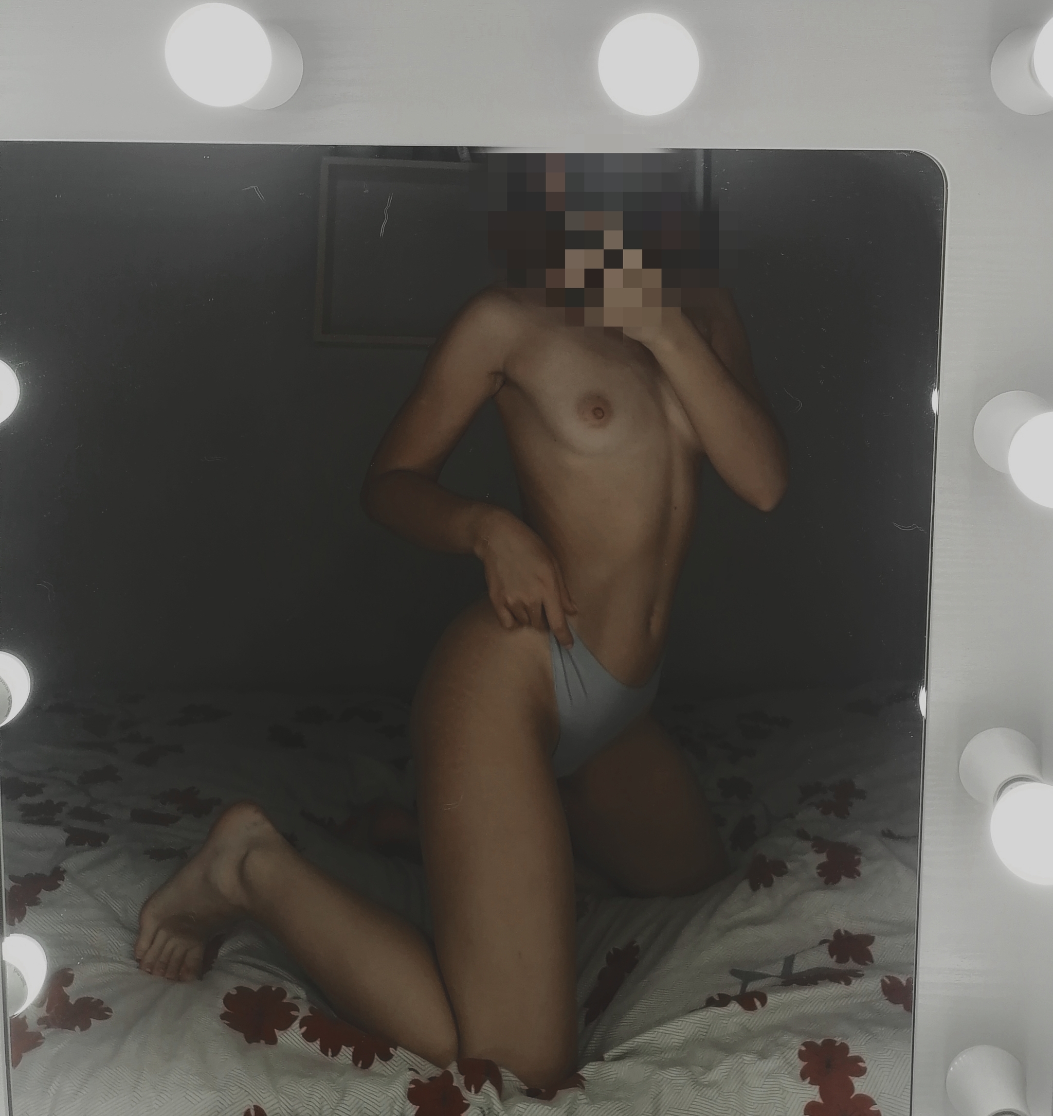 I love mirrors - NSFW, My, Homemade, Sexuality, Mirror, Boobs, Booty, Erotic