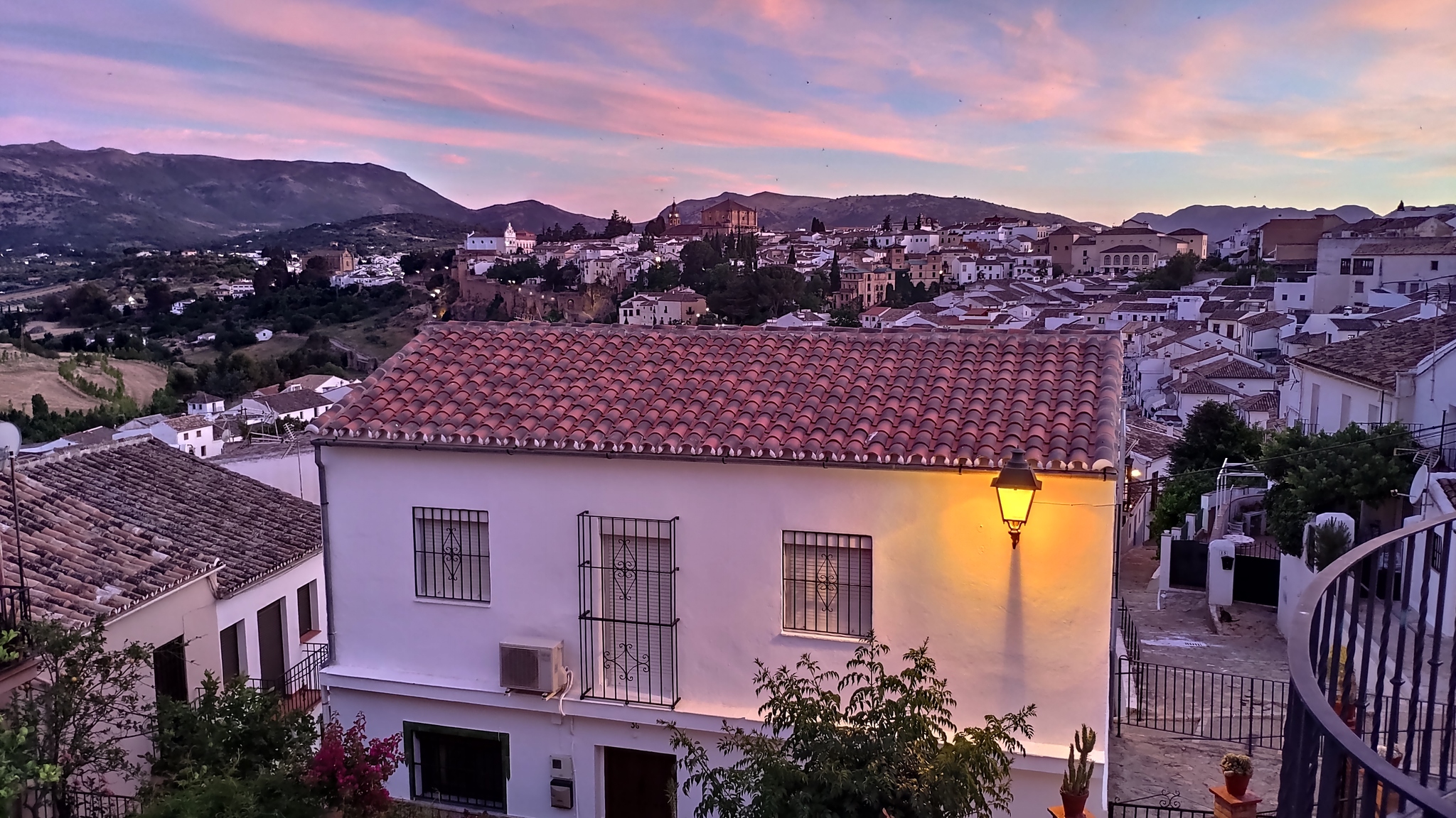 Evening Rhonda. Spain - My, The photo, Town, Spain, Ronda