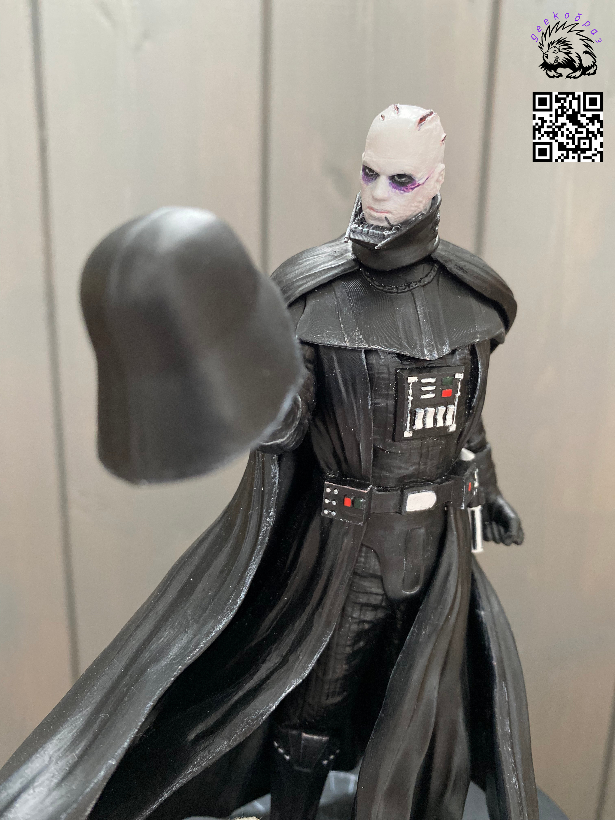 Фигурка Darth Vader - Моё, Star Wars, 3D печать, Дарт Вейдер, Покраска миниатюр, Фигурки, Коллекционирование, 3D принтер, Видео, YouTube, Длиннопост