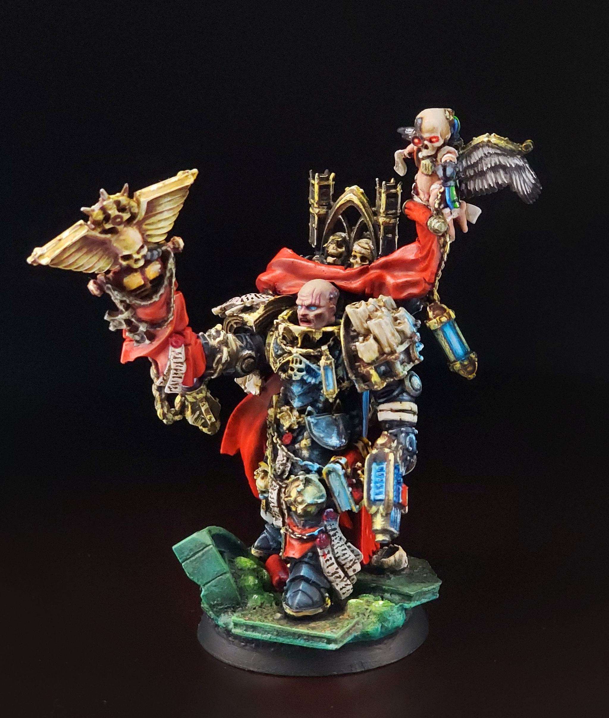 Imperial Chaplain - Моё, Warhammer, Покраска миниатюр, Wh miniatures, Длиннопост