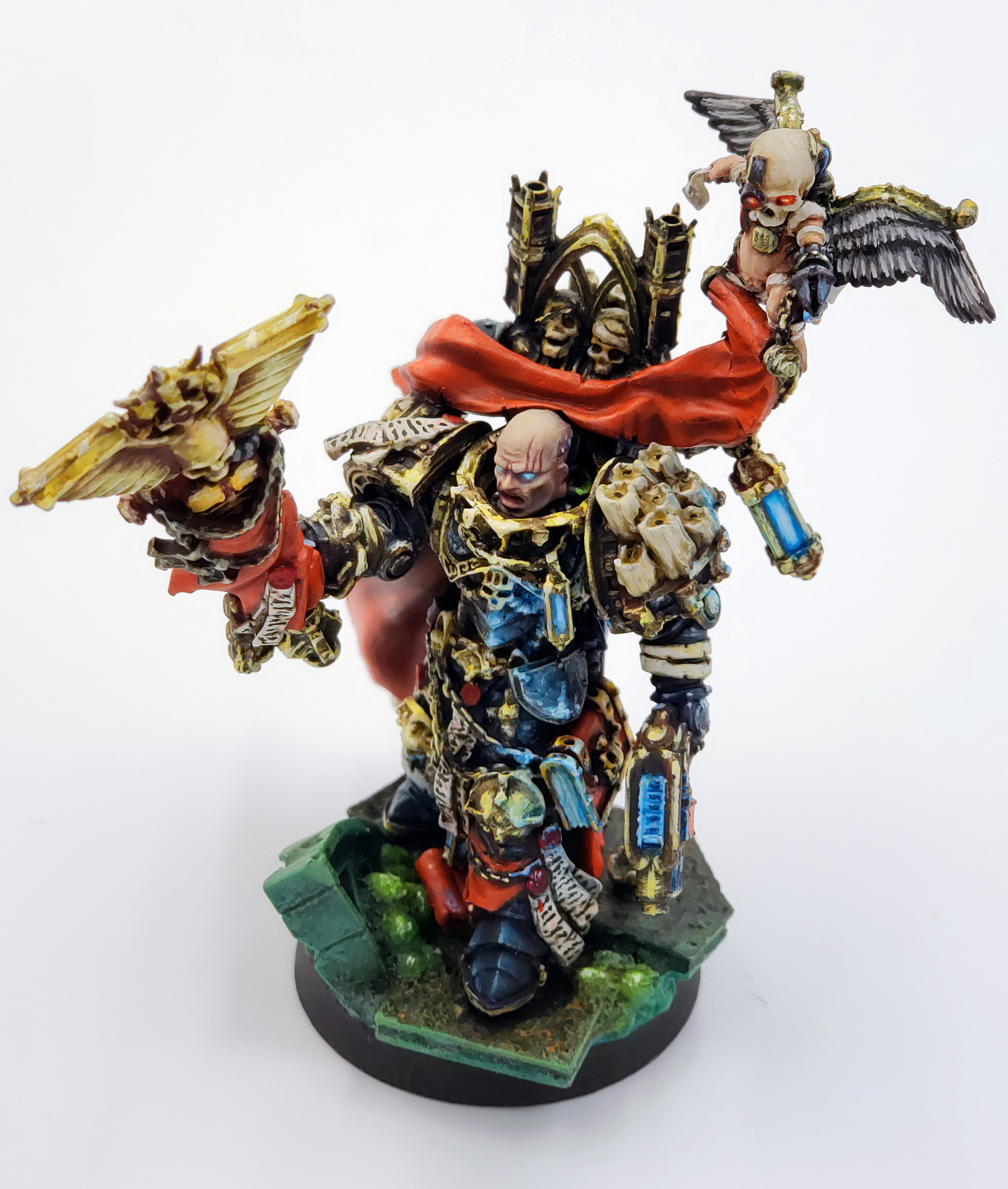 Imperial Chaplain - Моё, Warhammer, Покраска миниатюр, Wh miniatures, Длиннопост