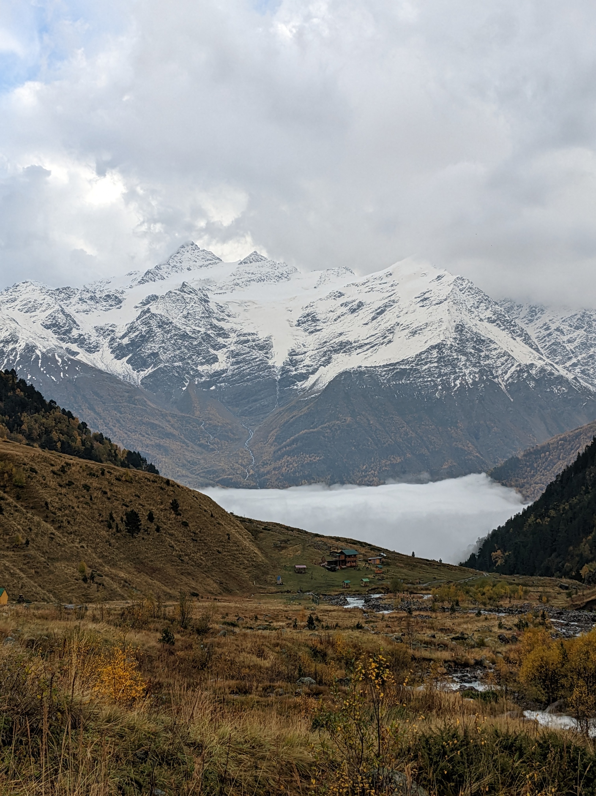 Natural beauty of the Kabardino-Balkarian Republic in October - My, The mountains, Nature, Waterfall, Aerial photography, Hiking, The nature of Russia, Longpost