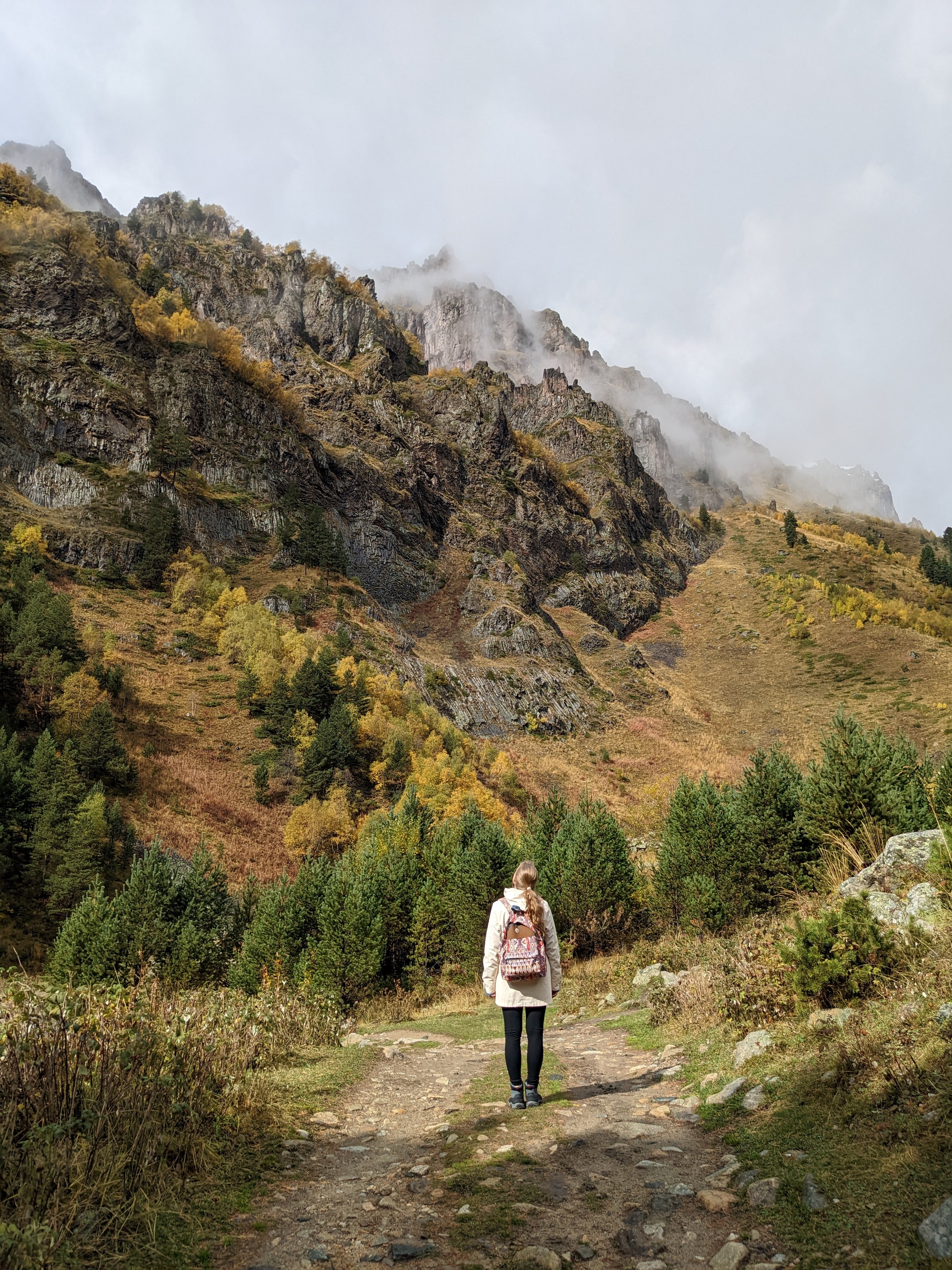 Natural beauty of the Kabardino-Balkarian Republic in October - My, The mountains, Nature, Waterfall, Aerial photography, Hiking, The nature of Russia, Longpost