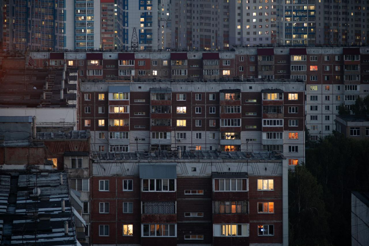 Barnaul, Industrial District - Crossposting, Pikabu publish bot, Longpost, Barnaul, The photo, Night city, Architecture, Birds