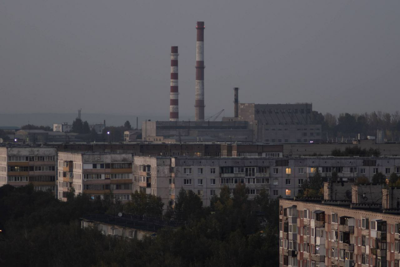 Barnaul, Industrial District - Crossposting, Pikabu publish bot, Longpost, Barnaul, The photo, Night city, Architecture, Birds