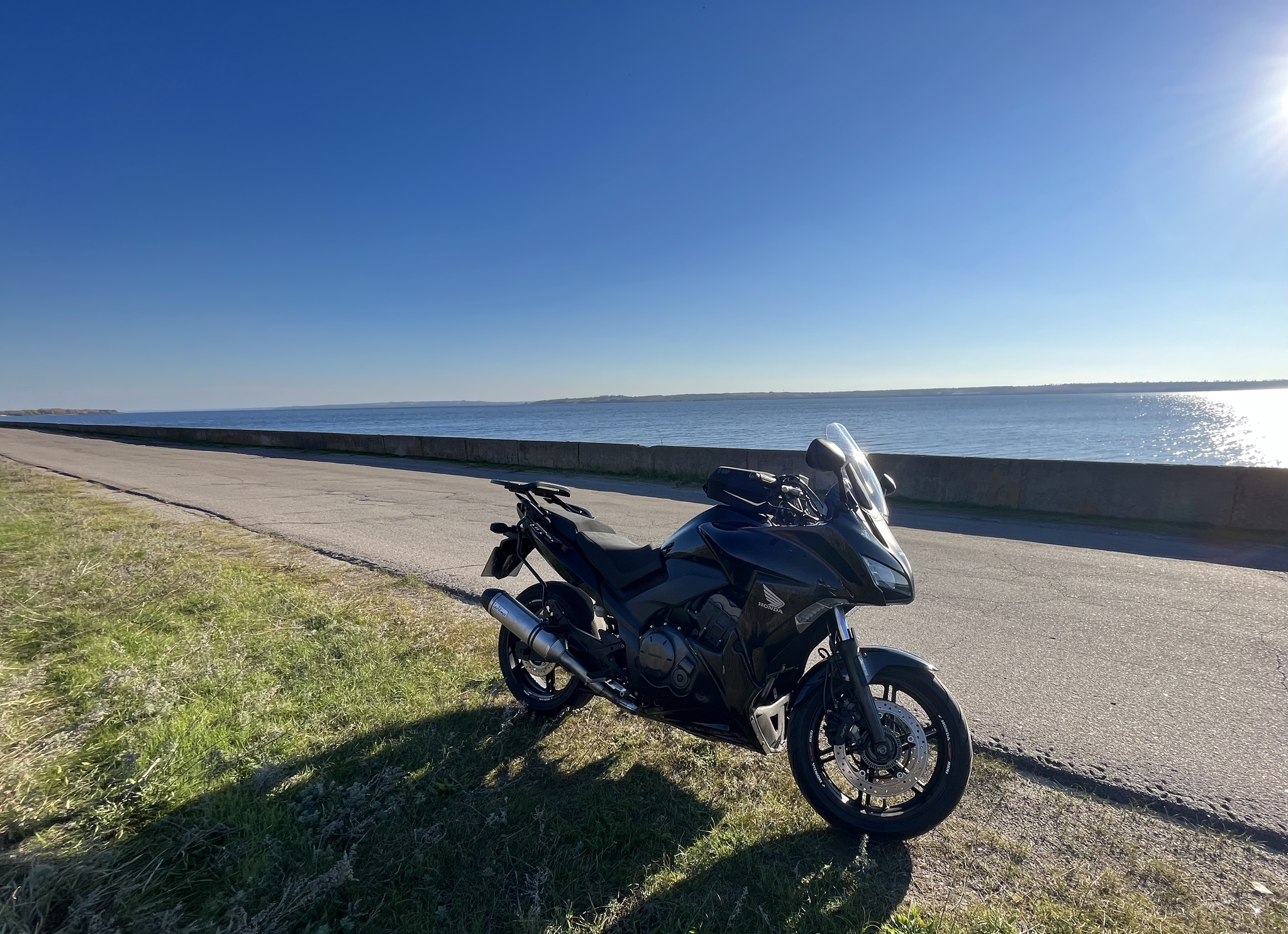 Last warm days - My, Moto, Honda, The photo