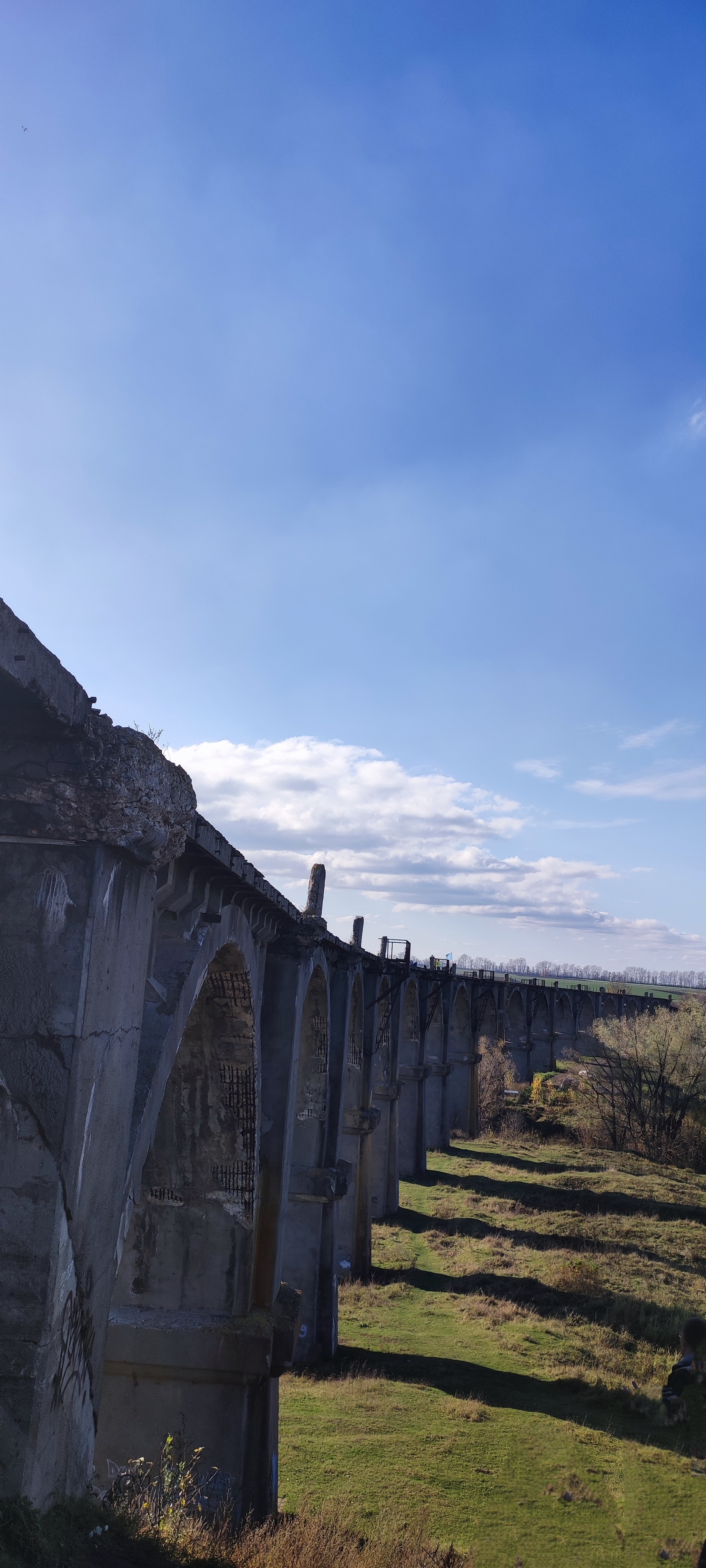 Bridge from Harry Potter in Chuvashia. Mokrinsky bridge - My, Mobile photography, Travels, Russia, Video, Bridge, Viaduct