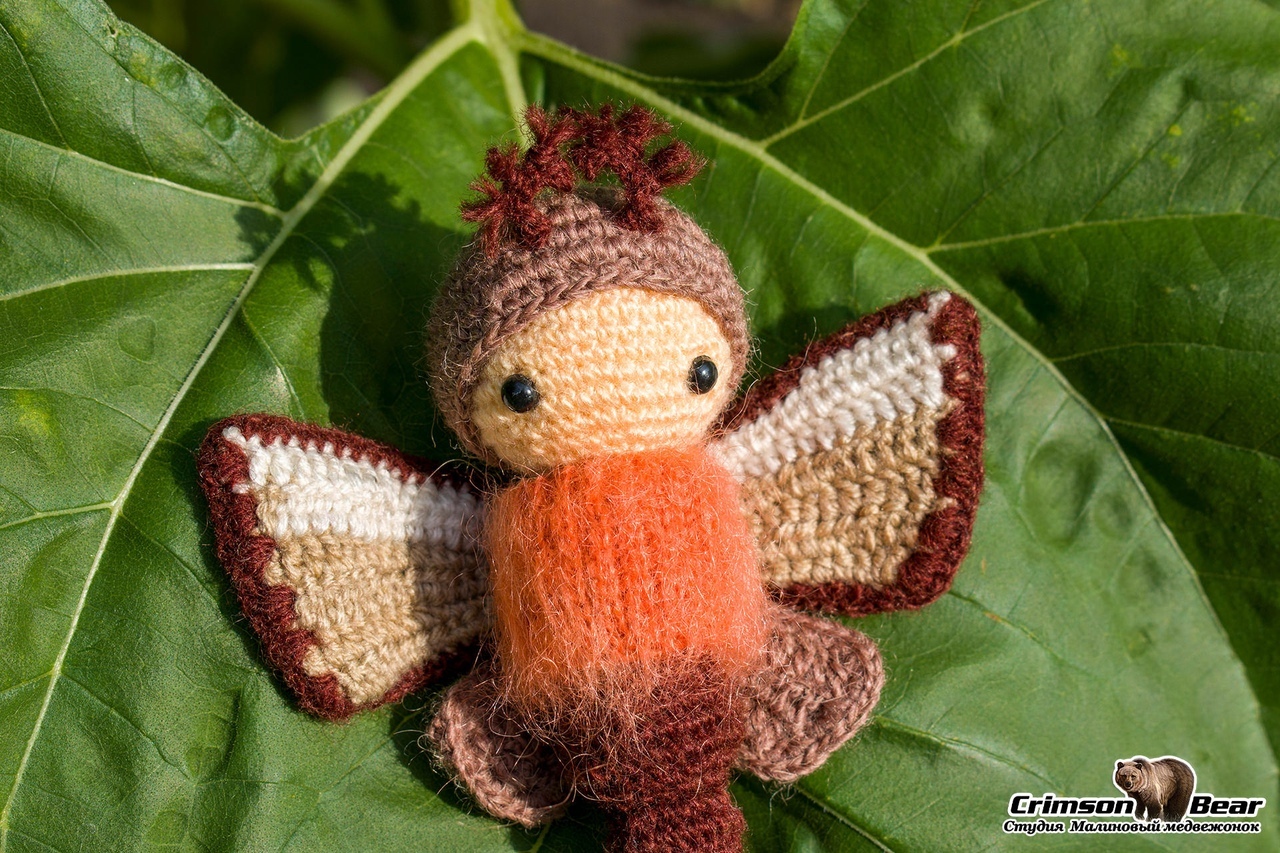 Insects - My, Amigurumi, Needlework without process, Knitting, Soft toy, Insects, Butterfly, Жуки, Longpost