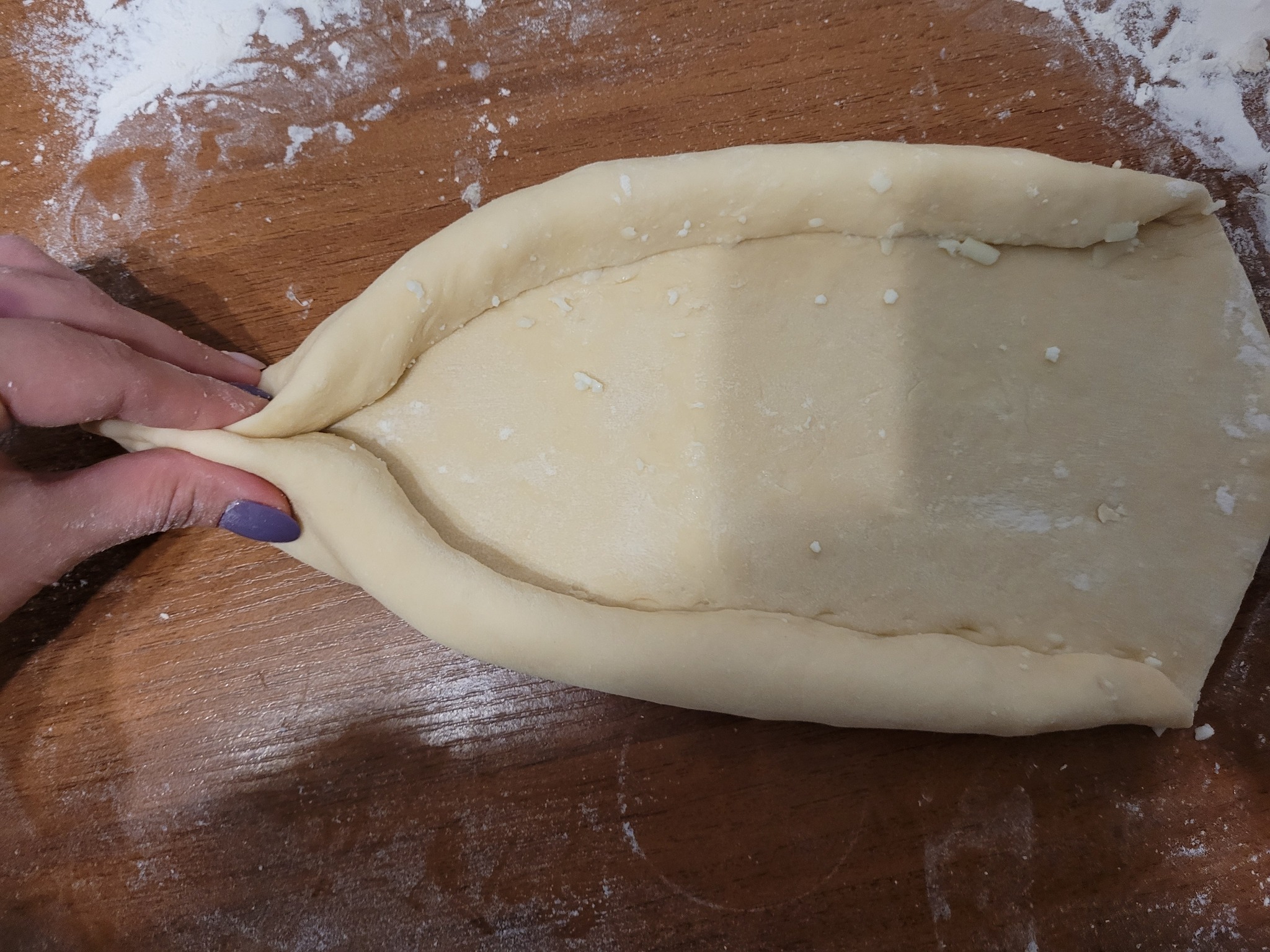 Adjarian Khachapuri - My, Khachapuri, Recipe, Cheese, Bakery products, Food, Foodphoto