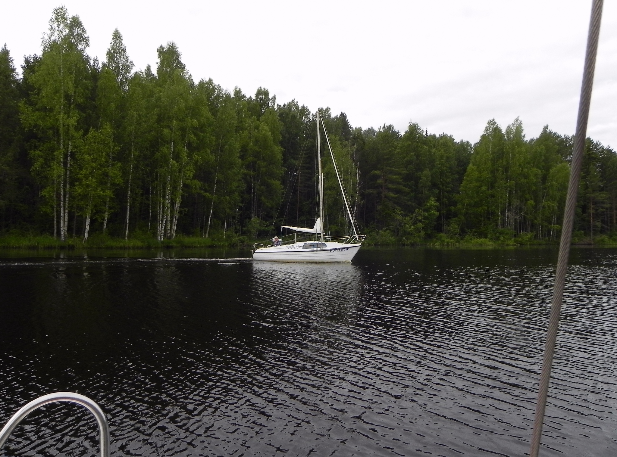 Hike Rybinsk-Vesegonsk on sailing yachts. part 1 - My, Rybinsk, Sail, Yachting, Rybinsk Reservoir, Longpost, Yacht