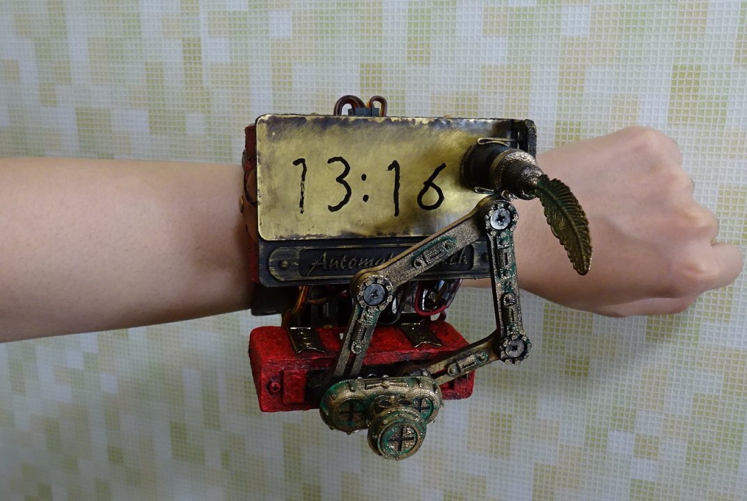 Steampunk clock. With such only to England a hundred years ago - Wrist Watch, Clock, Steampunk, Longpost