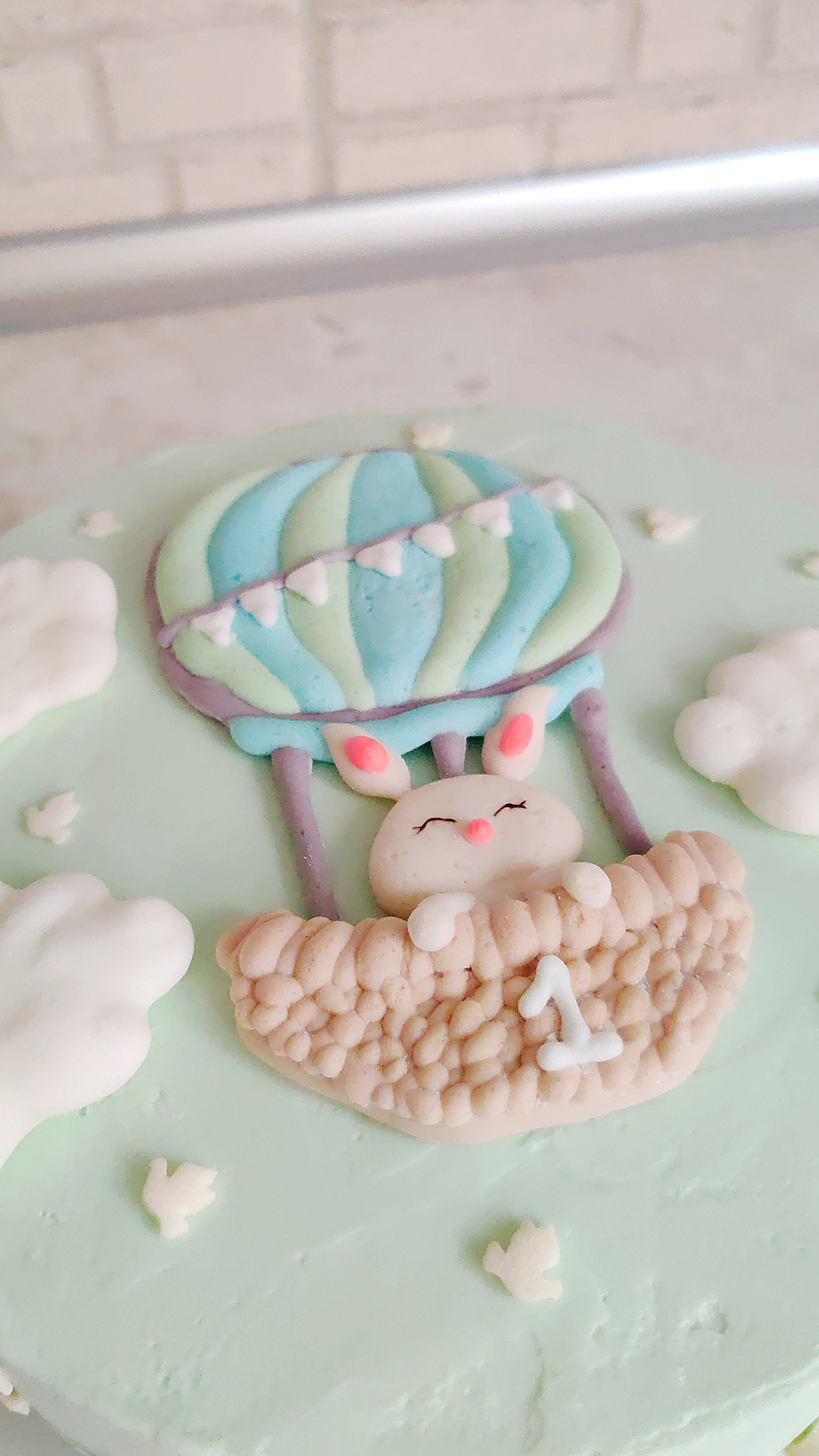 Marshmallow instead of a mastic figurine - My, With your own hands, Yummy, Dessert, Marshmallow, Hare, Presents, Cake, Sweets, Balloon, Milota, Decor, Fox, Hobby, Longpost