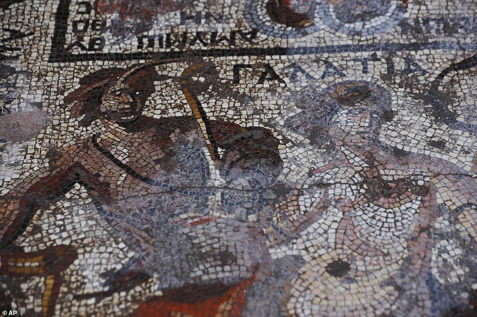 Mosaic depicting Trojan War found in Syria - My, Archeology, Trojan War, Mosaic, Syria, Archaeologists, Archaeological excavations, Longpost