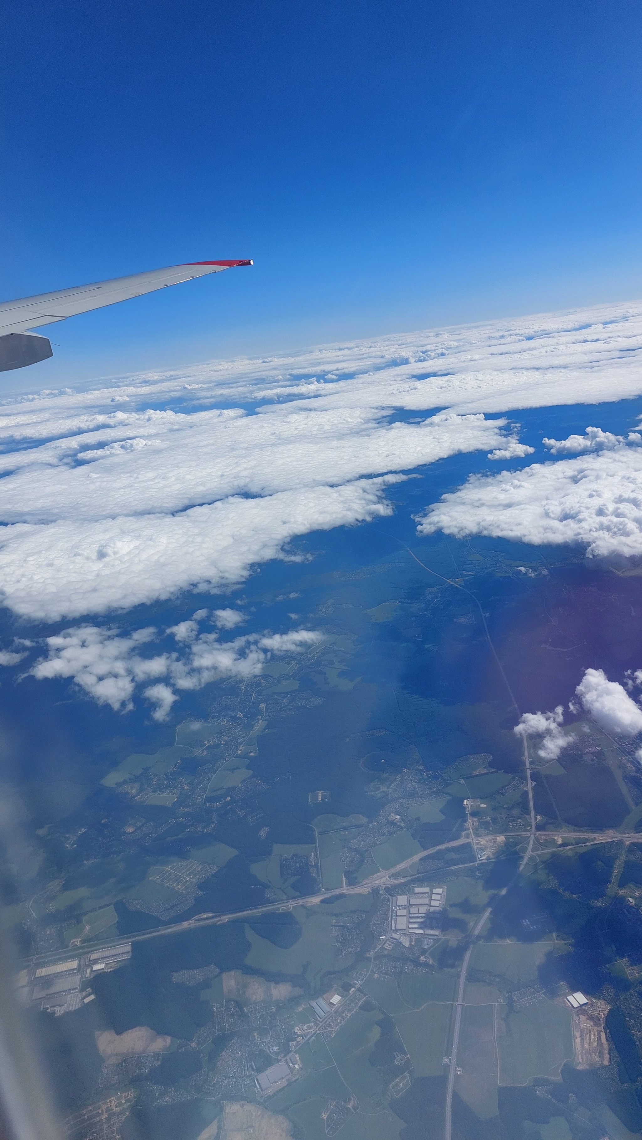 A little beauty to you from the plane! - My, View from the plane, Moscow, Airplane, Flight attendant, Longpost