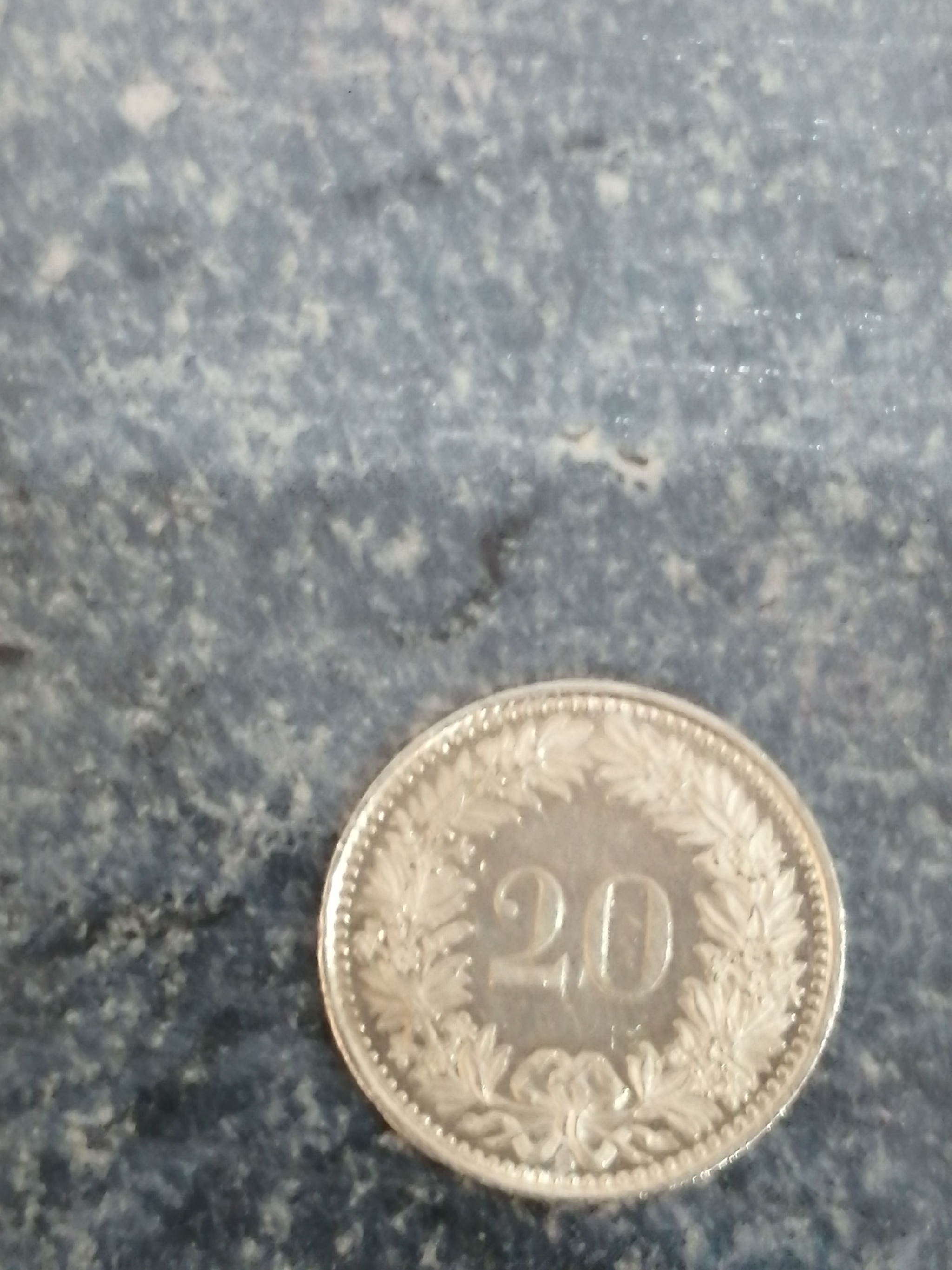 20 rappens - Coin, Rare view