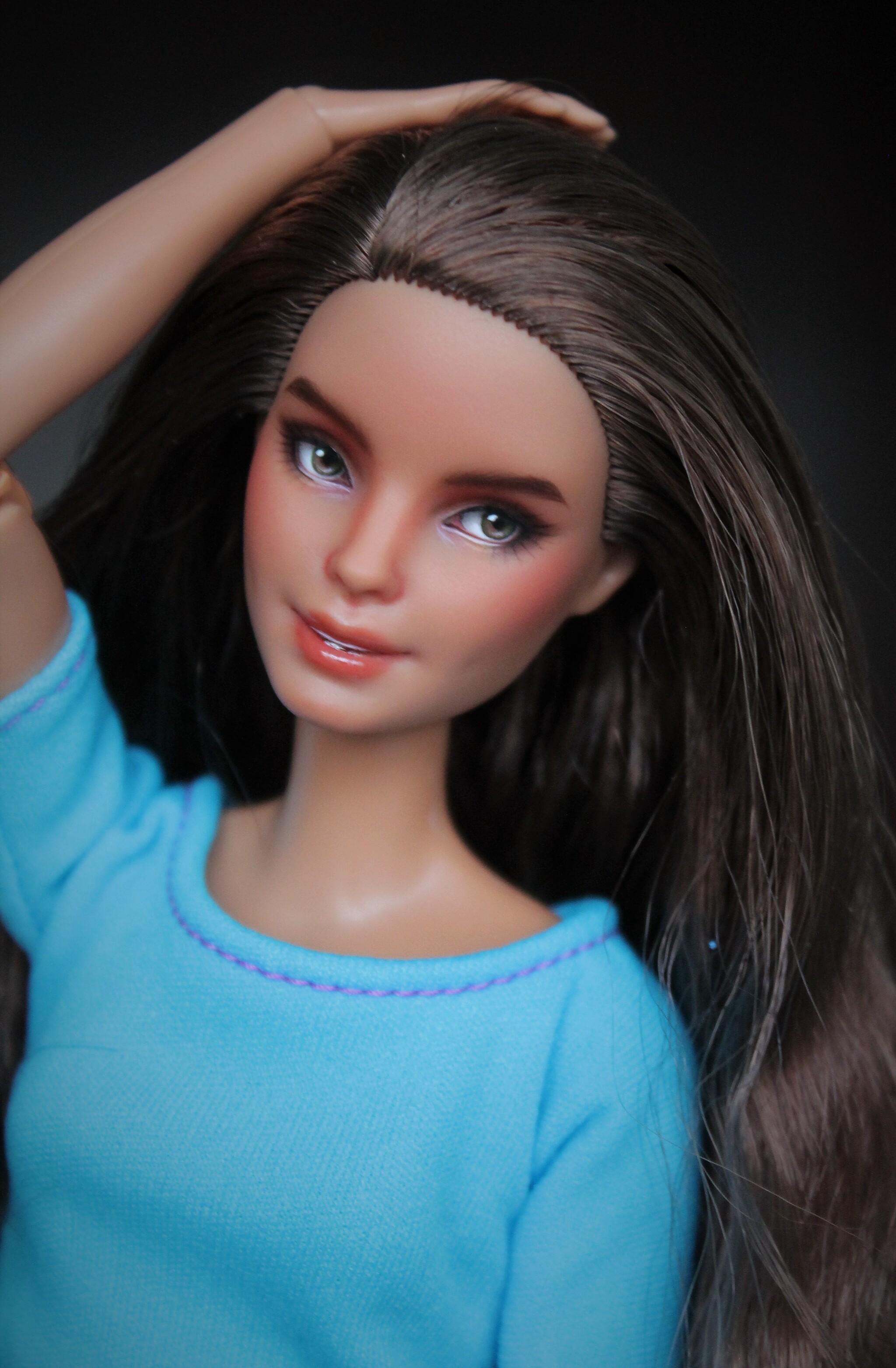 Smallmouths - My, Doll, Painting, Jointed doll, Barbie, Longpost