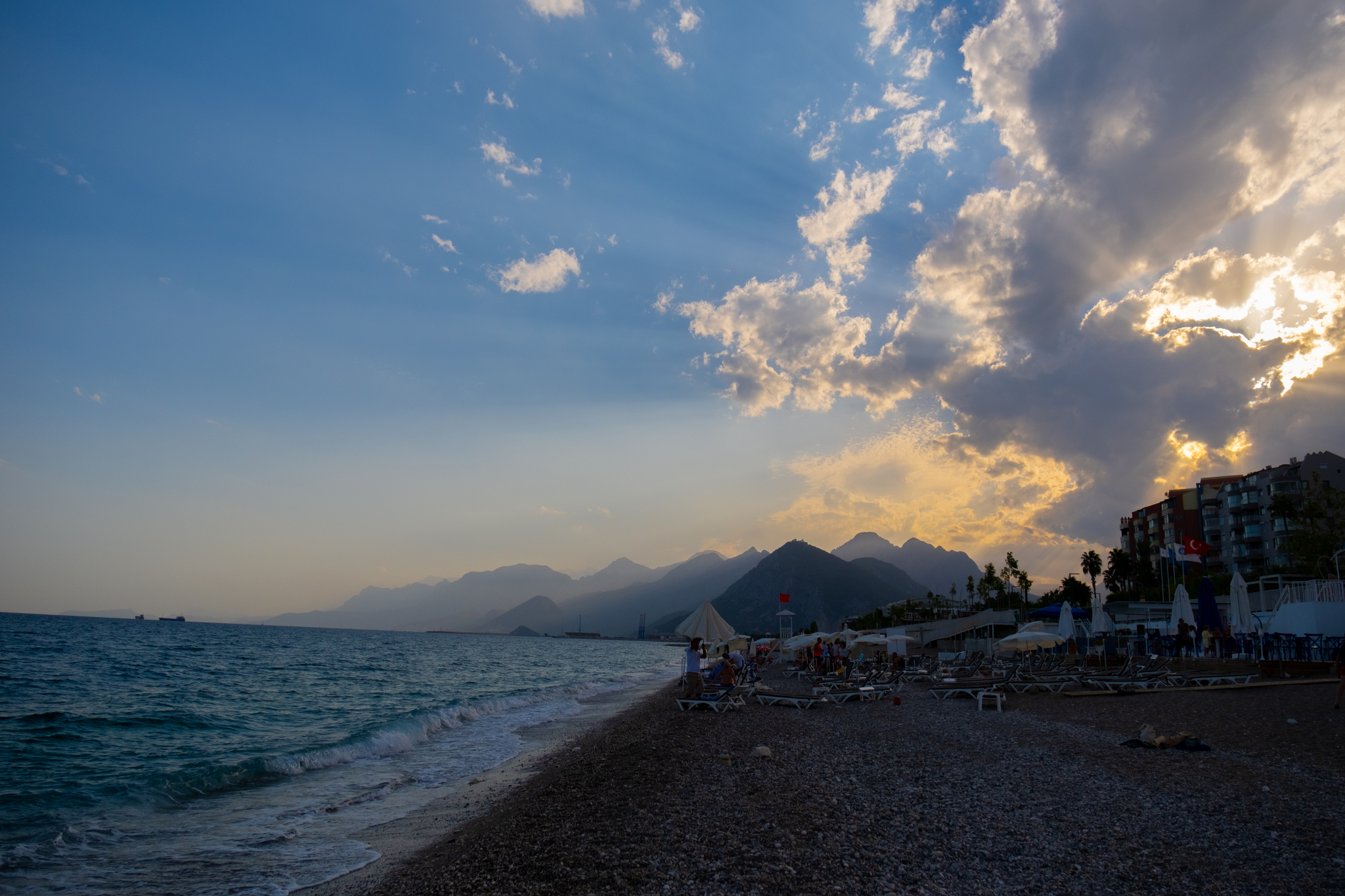 Autumn in Antalya 2022 - My, Sunrises and sunsets, Landscape, Mediterranean Sea, Beach, Antalya, Longpost