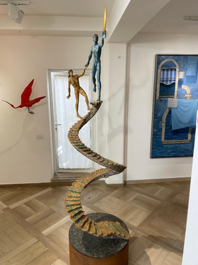 Galleries of modern art in the small town of Positano - My, Positano, Modern Art, Sculpture, Painting, Gallery, Longpost