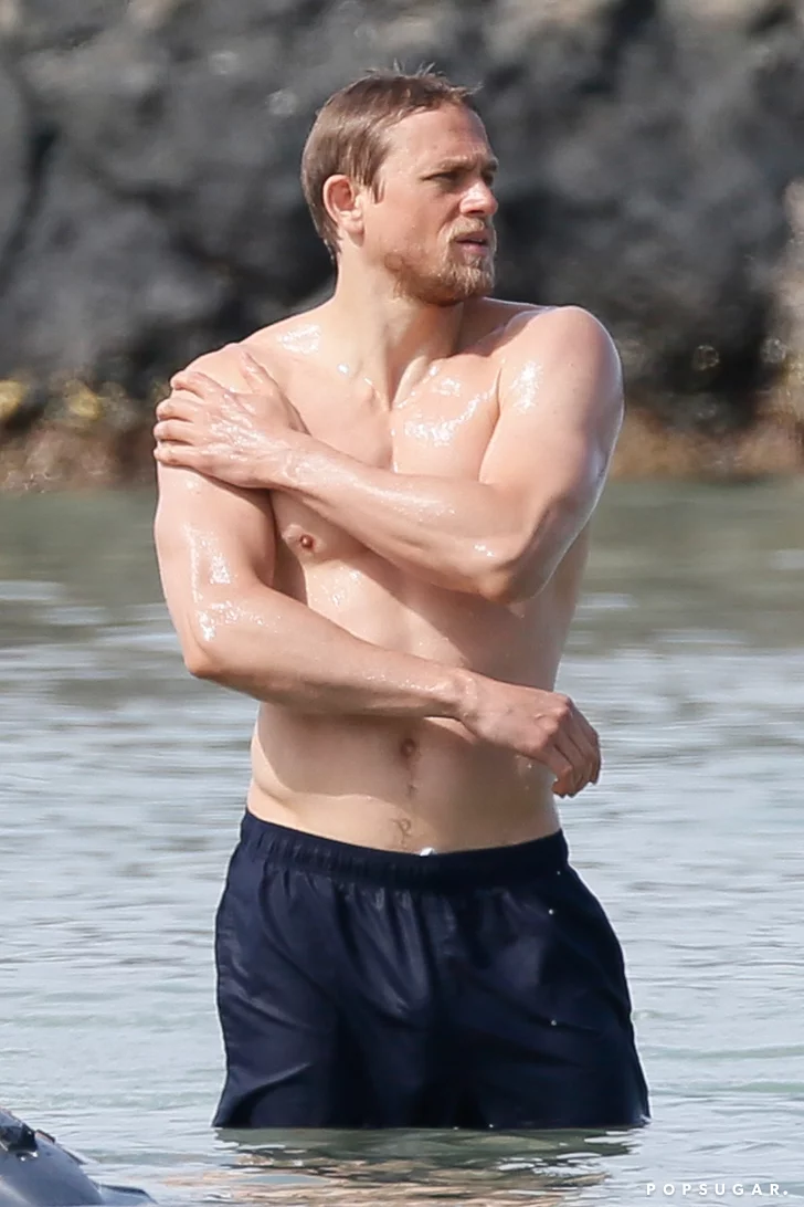 Charlie Hunnam - beauty, Actors and actresses, Men, Torso, Guys, GIF, Longpost