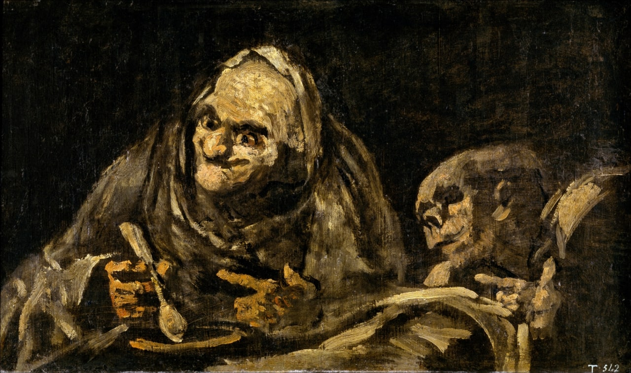 Black Painting by Goya, or a tour of the House of the Deaf - My, Painting, Art, Painting, Artist, Excursion, Fresco, Oil painting, Myths, Spain, House, Scarecrow, Art history, Longpost