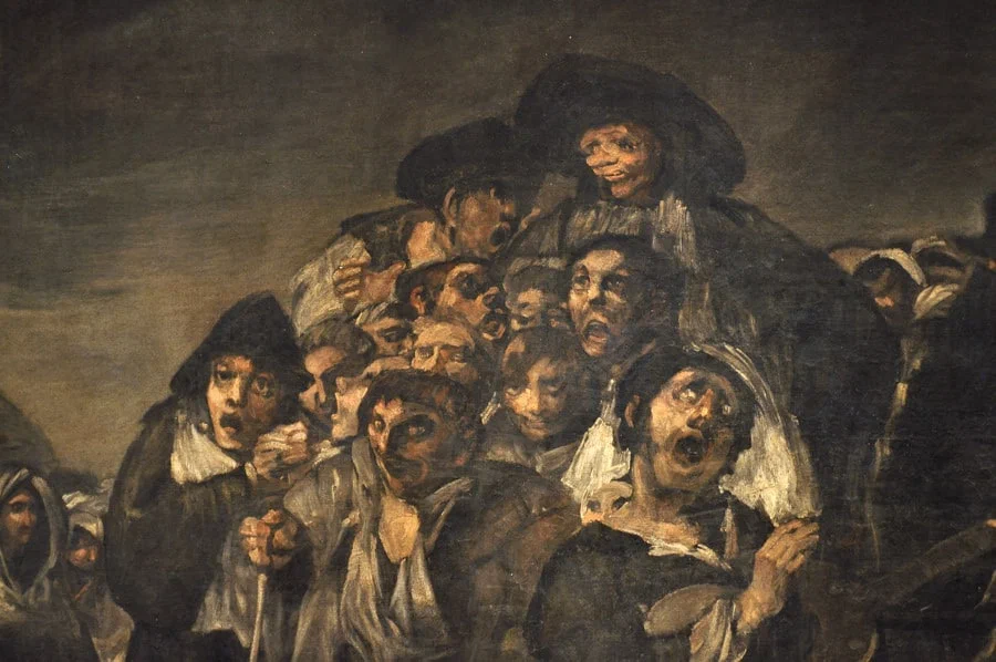 Black Painting by Goya, or a tour of the House of the Deaf - My, Painting, Art, Painting, Artist, Excursion, Fresco, Oil painting, Myths, Spain, House, Scarecrow, Art history, Longpost