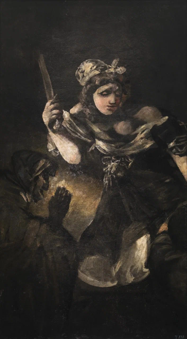 Black Painting by Goya, or a tour of the House of the Deaf - My, Painting, Art, Painting, Artist, Excursion, Fresco, Oil painting, Myths, Spain, House, Scarecrow, Art history, Longpost